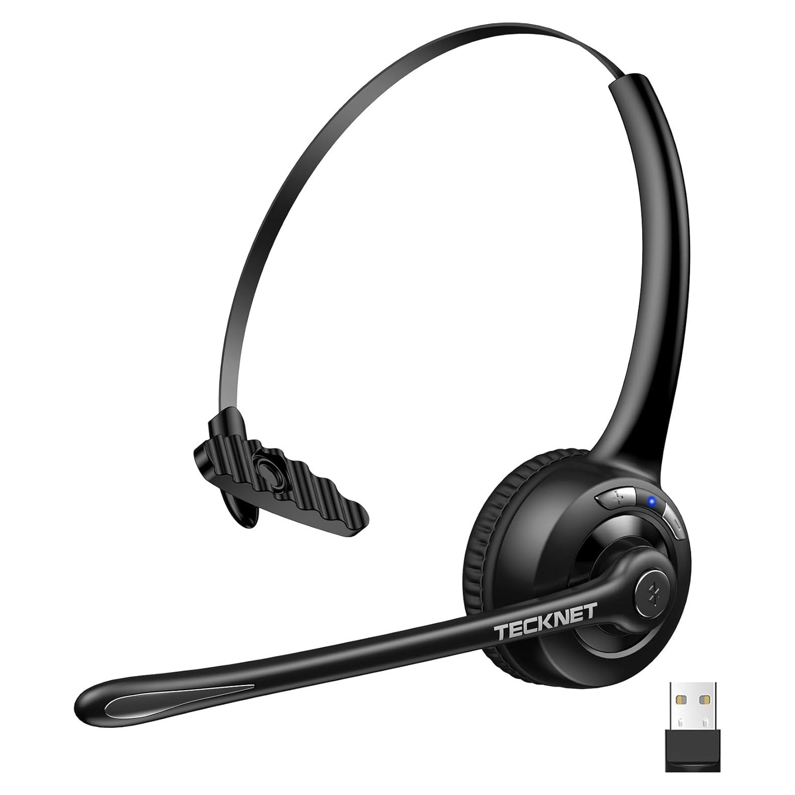 Auricular Inalámbrico TECKNET HS004 Bluetooth 5.2 con Micrófono