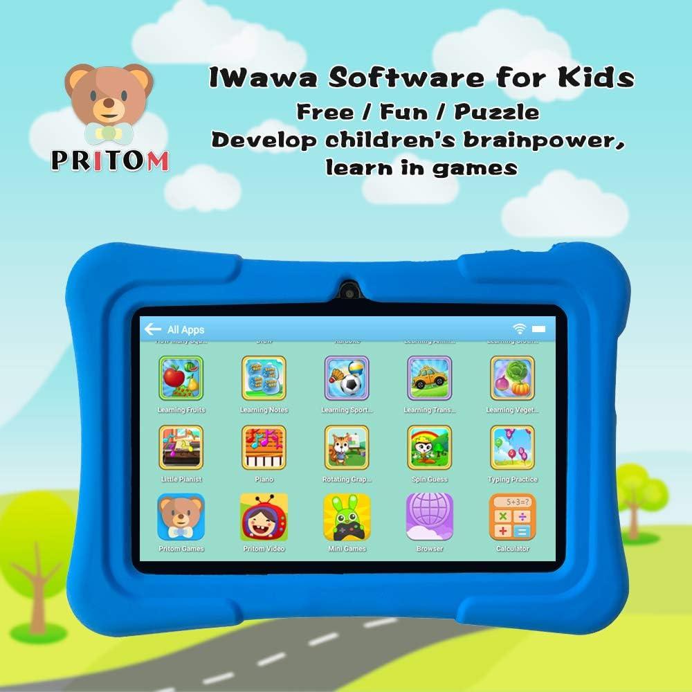 Tableta PRITOM K7 para Niños 7" Android 13 32GB WiFi Azul