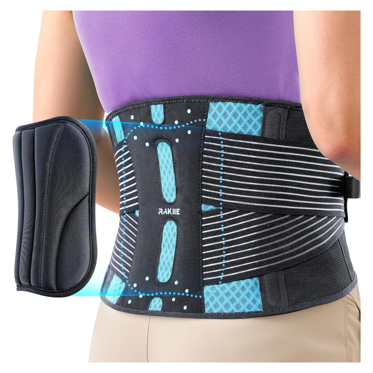 Faja de Soporte Lumbar Rakiie para Espalda Baja - Tamaño S