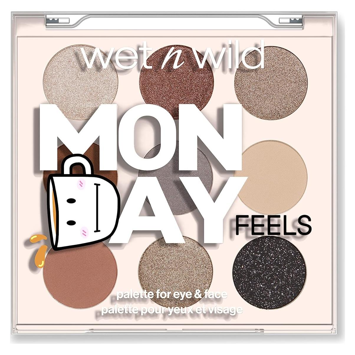 Paleta de Sombras Wet n Wild Sensaciones del Lunes 9 Colores