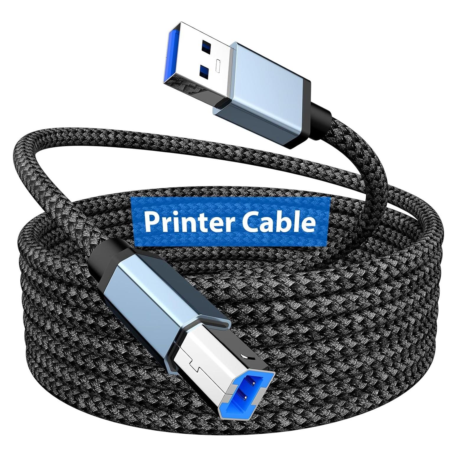 Cable de Impresora USB 2.0 AIAUXAI 2M Tipo A a B