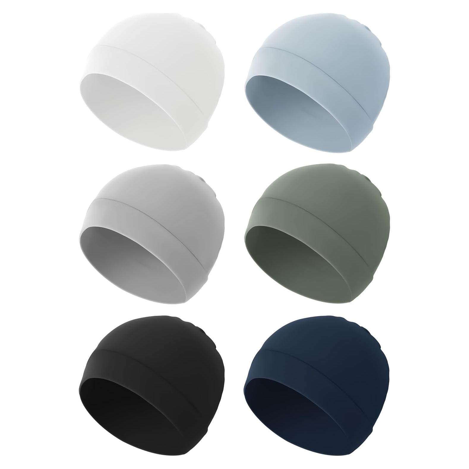 Konssy Paquete de 6 Gorras Suaves para Bebés 0-6 Meses