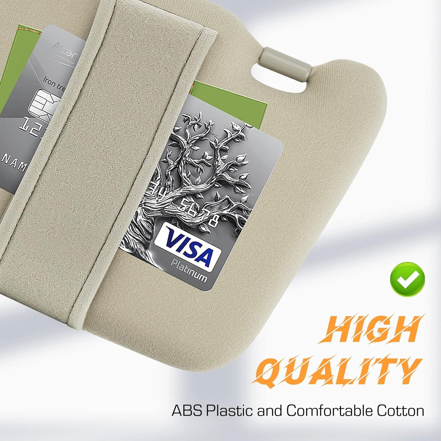 Visera de Sol Lado Izquierdo Beige ILONPA para Toyota Venza 2009-2016