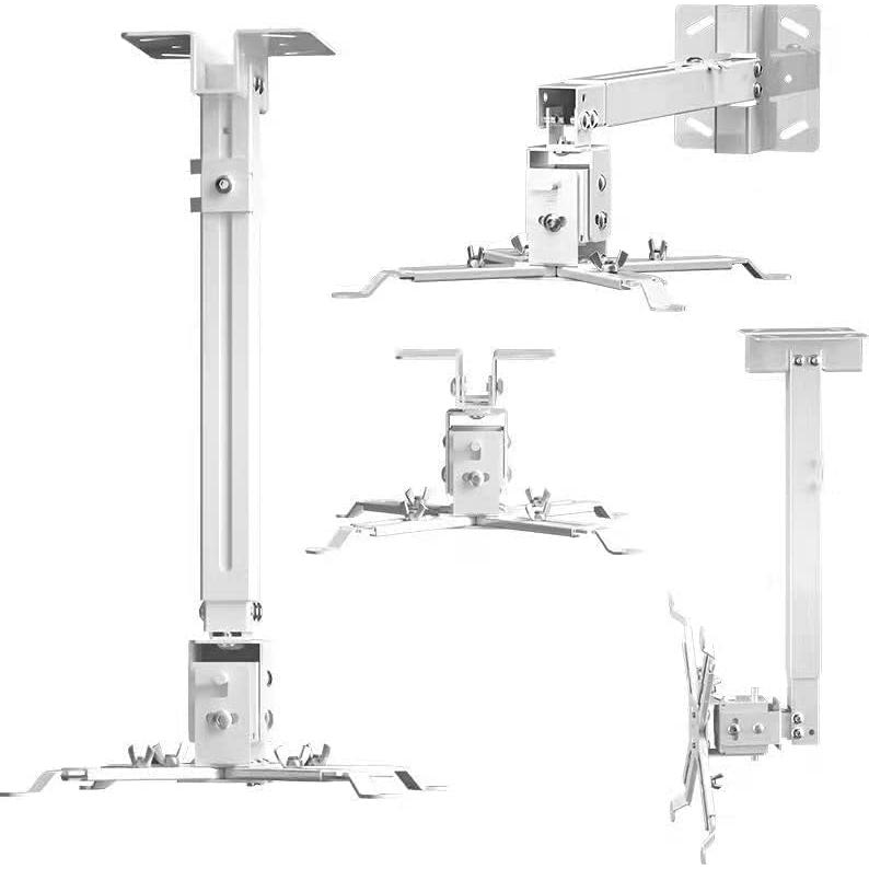 Soporte de Techo para Proyector Coret Blanco Ajustable 15 kg