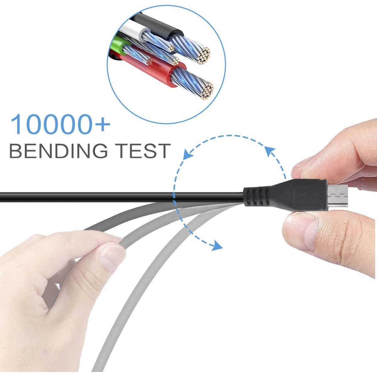 Cable Micro USB Alitutumao 80 cm Carga Rápida Auriculares AfterShokz