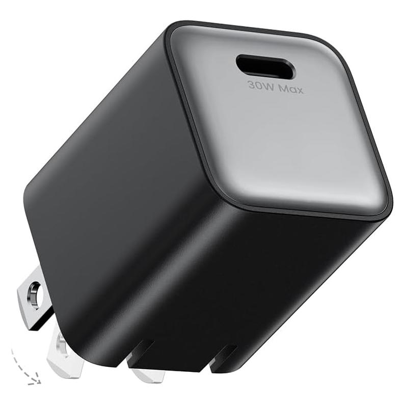 Cargador de pared 30W Wegear USB C GaN III rápido plegable