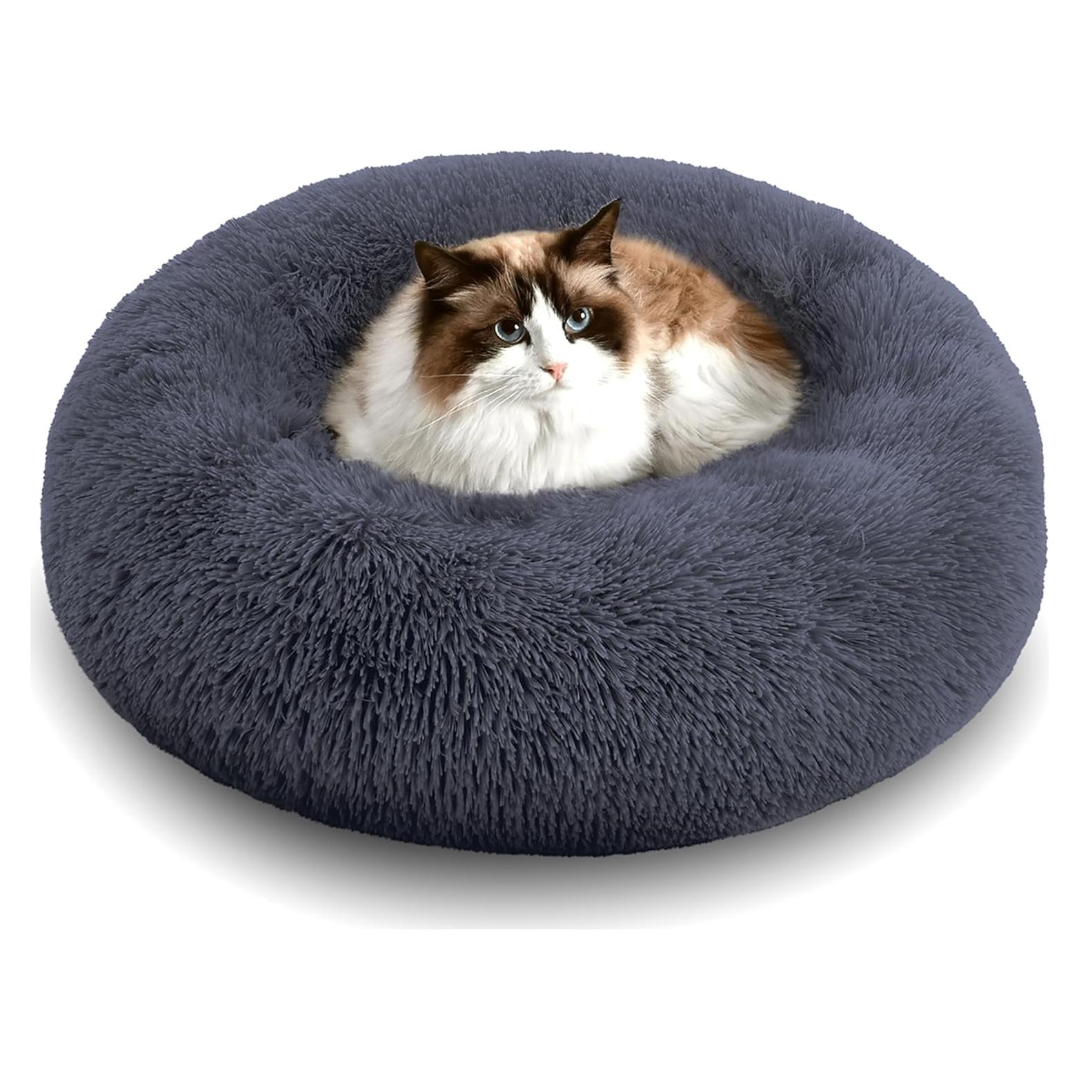 Cama Redonda para Perros y Gatos WESTERN HOME 50x50 cm Suave