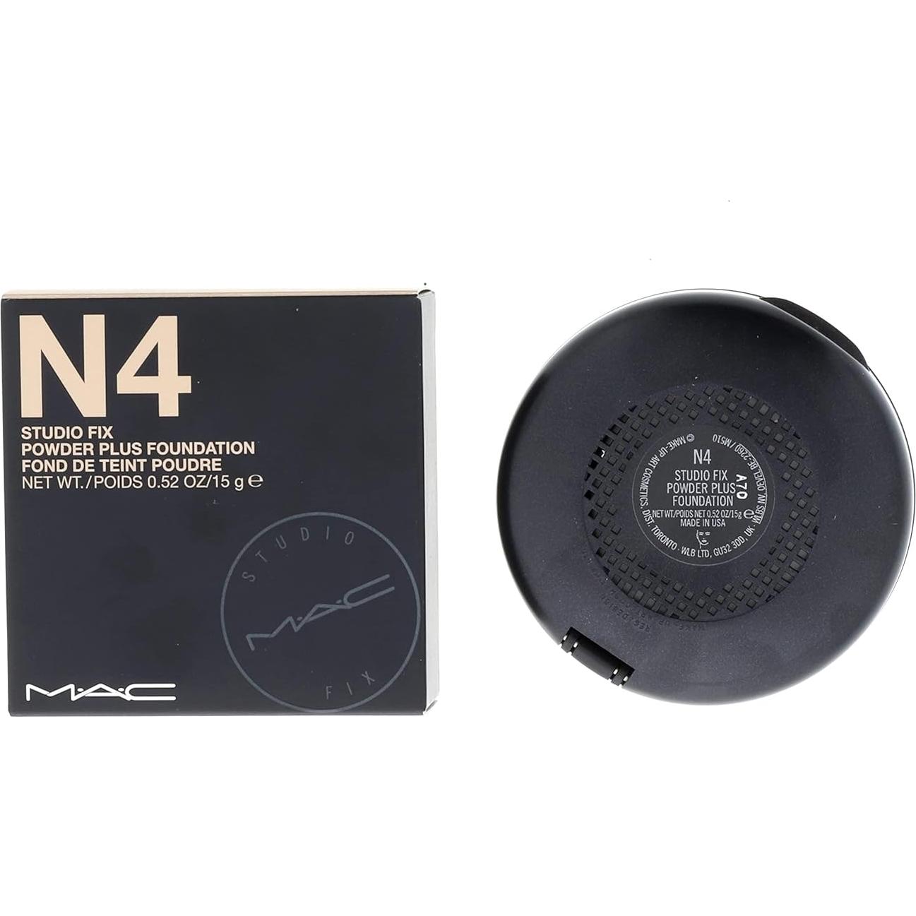 Base en Polvo MAC Studio Fix 15g N4 - Cobertura Total Mate