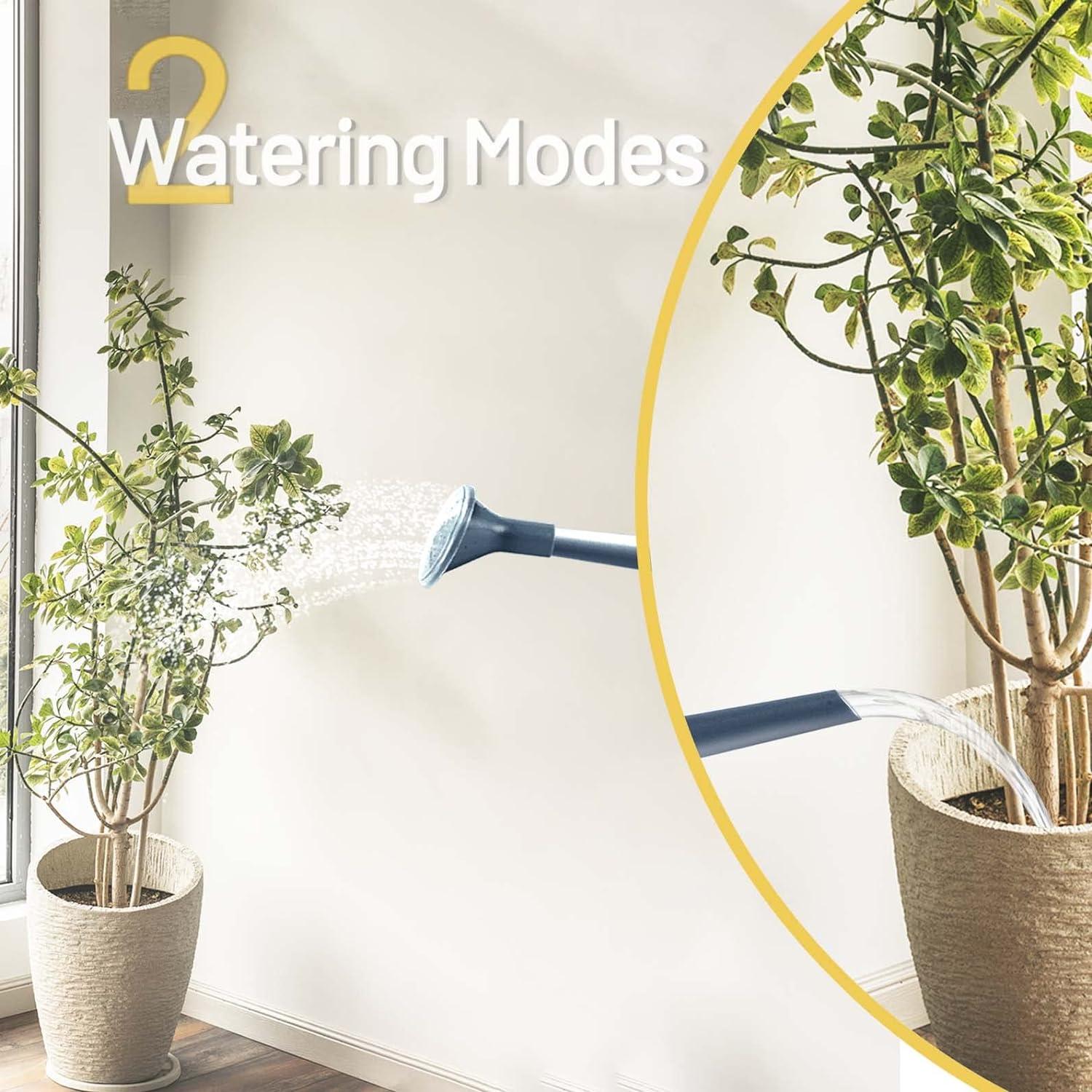 Regadera Qilebi 1.8L Azul con Pico Largo y Ducha Removible