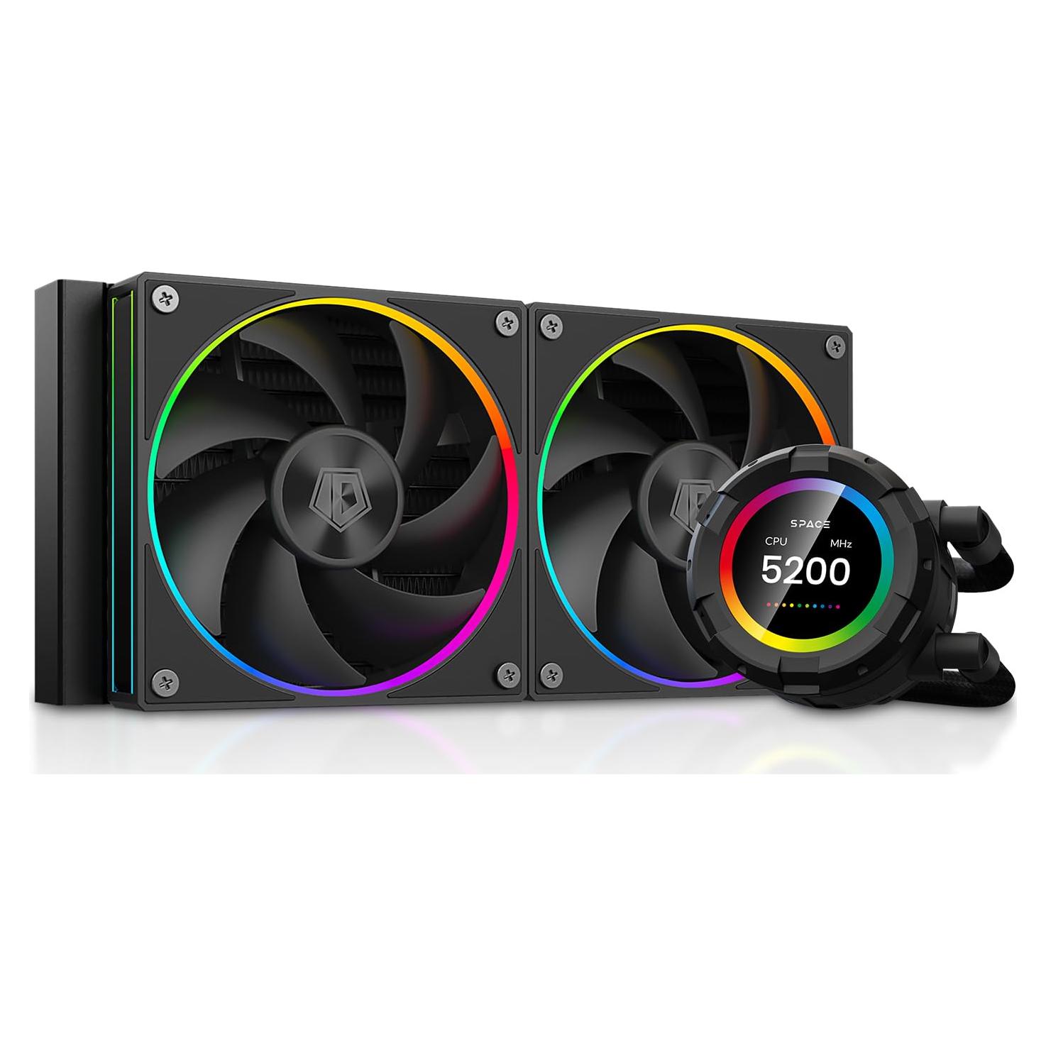 Enfriador Líquido AIO ID-COOLING SL240 240mm ARGB LCD 2.1"