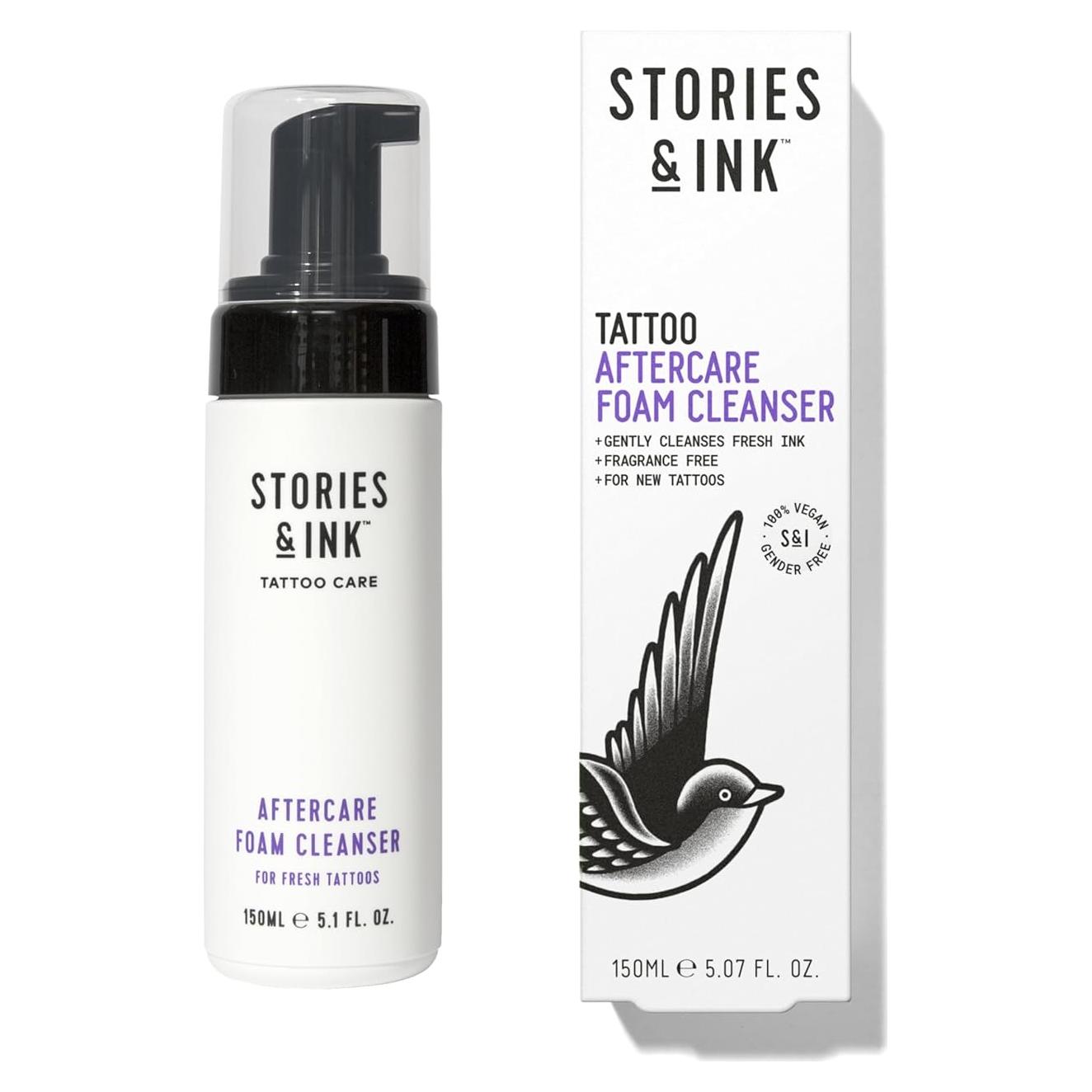 Limpiador Espumoso para Tatuajes Stories & Ink 150 mL