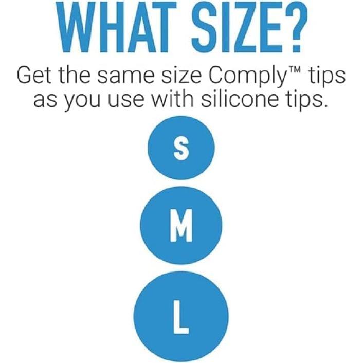 Puntas de oído Comply SmartCore Redondas 2.0 Medianas (3 pares)