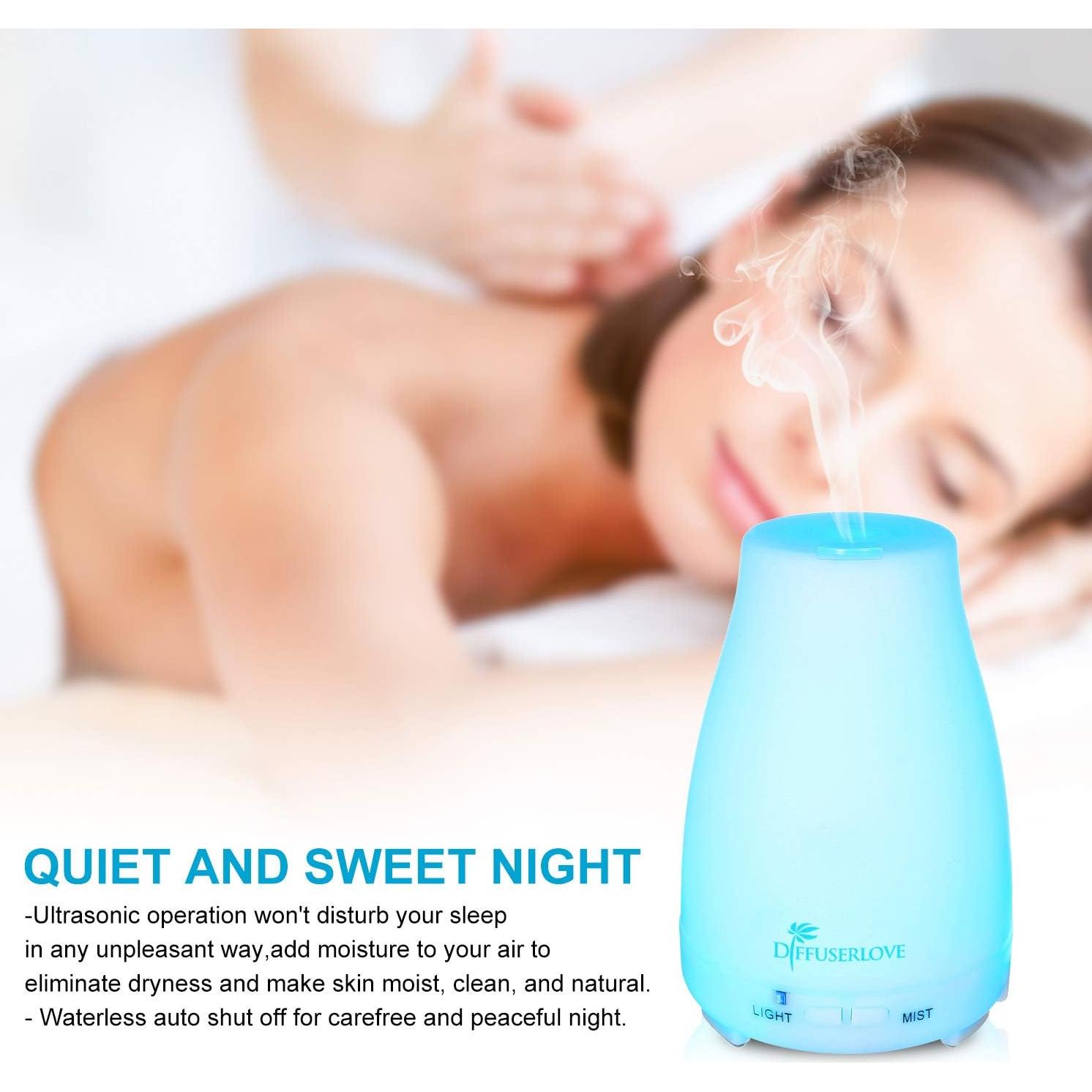 Difusor de Aceite Esencial 200ML Difusoramor con Control Remoto