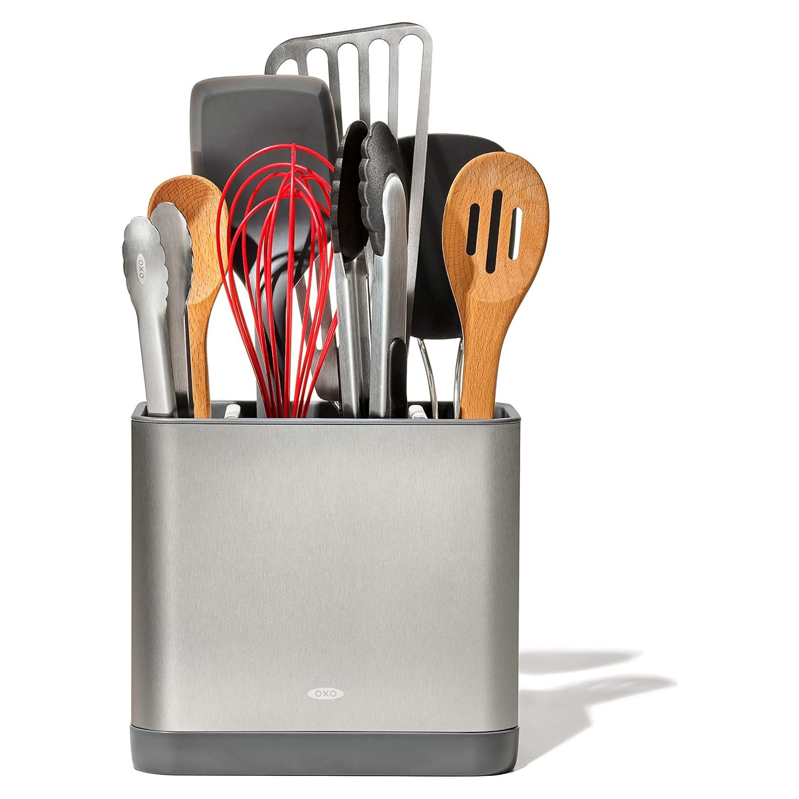 Soporte de Utensilios Grande OXO Good Grips Acero Inoxidable