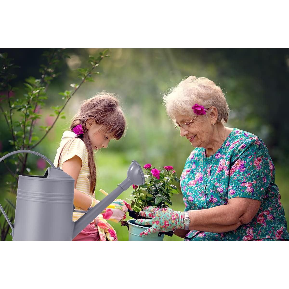 Regadera de Plástico OKREK 1.89L Azul para Plantas