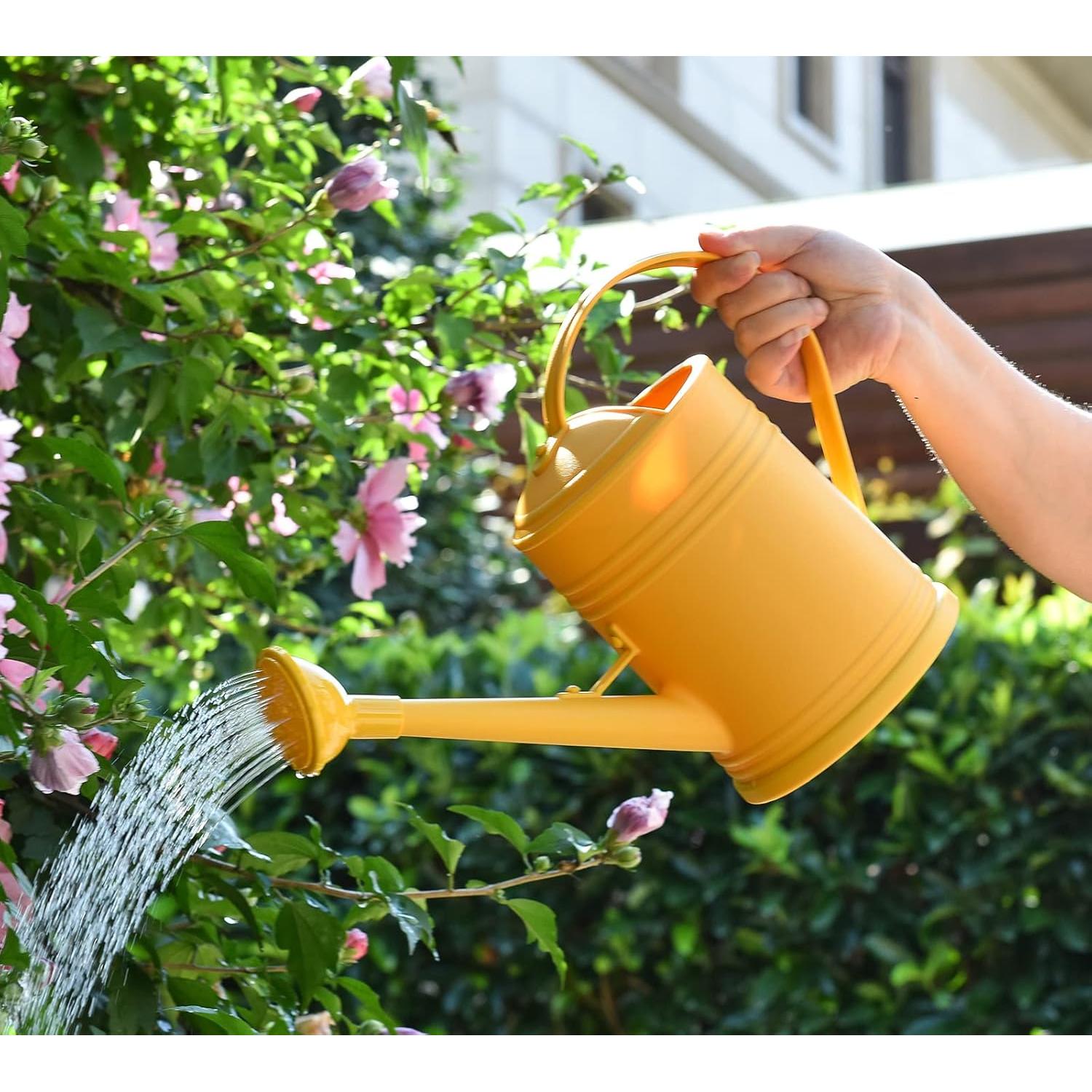 Regadera de Plástico OKREK 1.89L Azul para Plantas