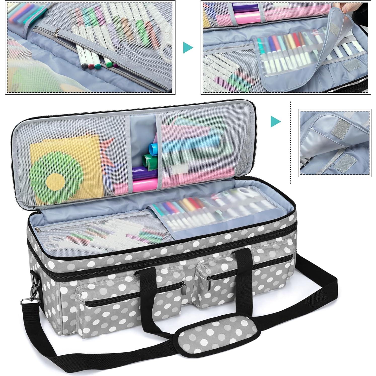 Bolsa de Transporte LUXJA para Cricut Explore Air y Maker
