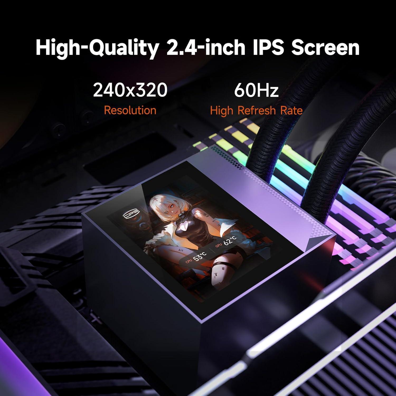 Enfriador de CPU PCCOOLER DC360, 360mm AIO Refrigeración Líquida