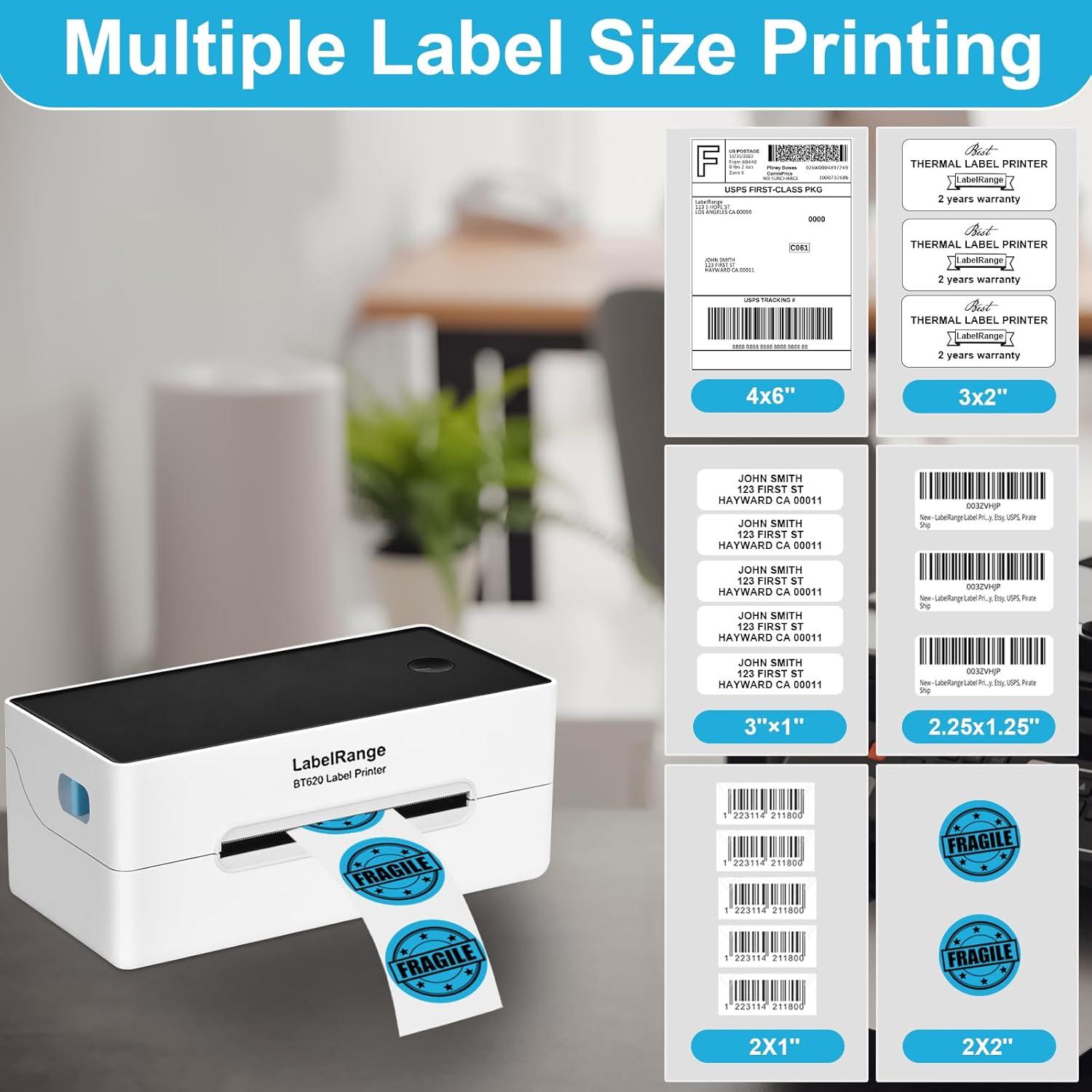 Impresora de Etiquetas Térmica LabelRange BT620 300 DPI Bluetooth USB