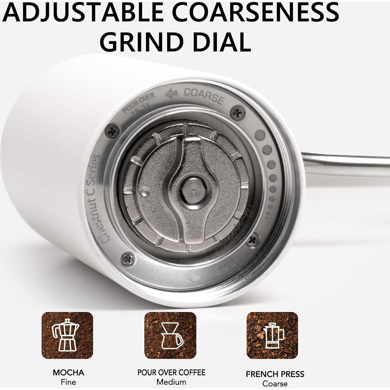 Molinillo de Café Manual TIMEMORE C2 Acero Inoxidable 20g