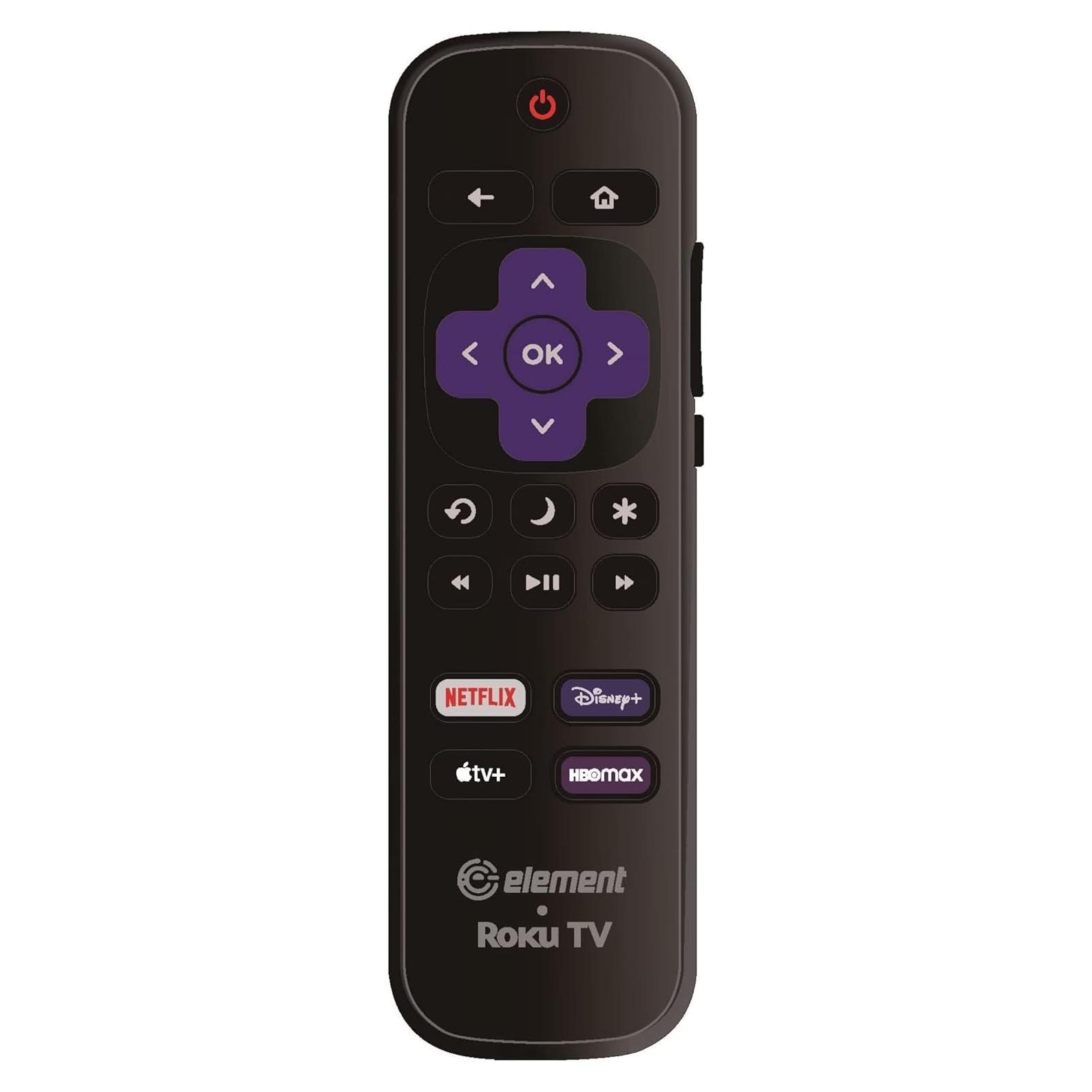 Control Remoto de Reemplazo Element Roku TV 4K - Accesos Directos