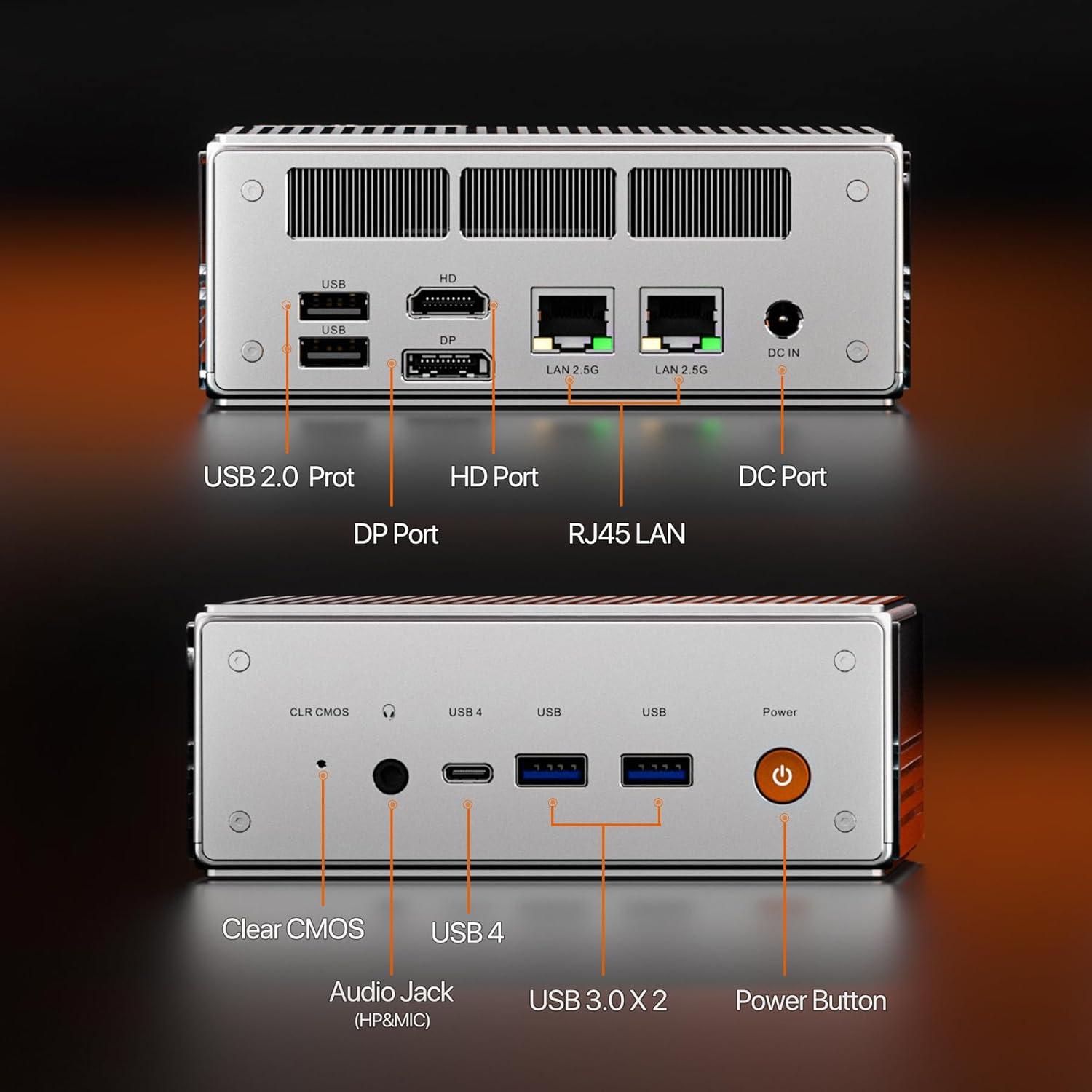 Mini PC PELADN i7-13620H 16GB RAM 512GB SSD 4K