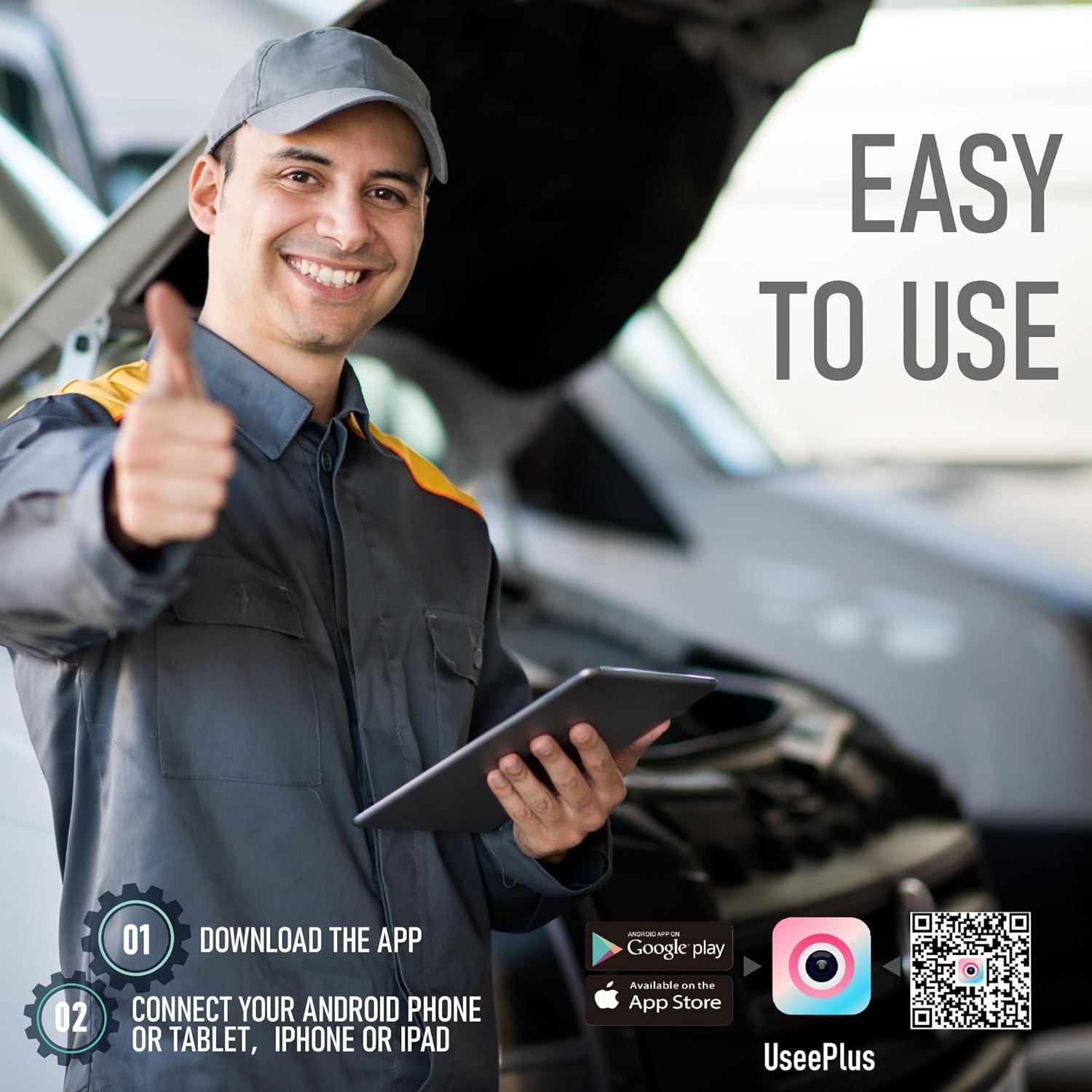 Cámara Endoscópica 5M HertzEagle IP67 con Luz Ajustable