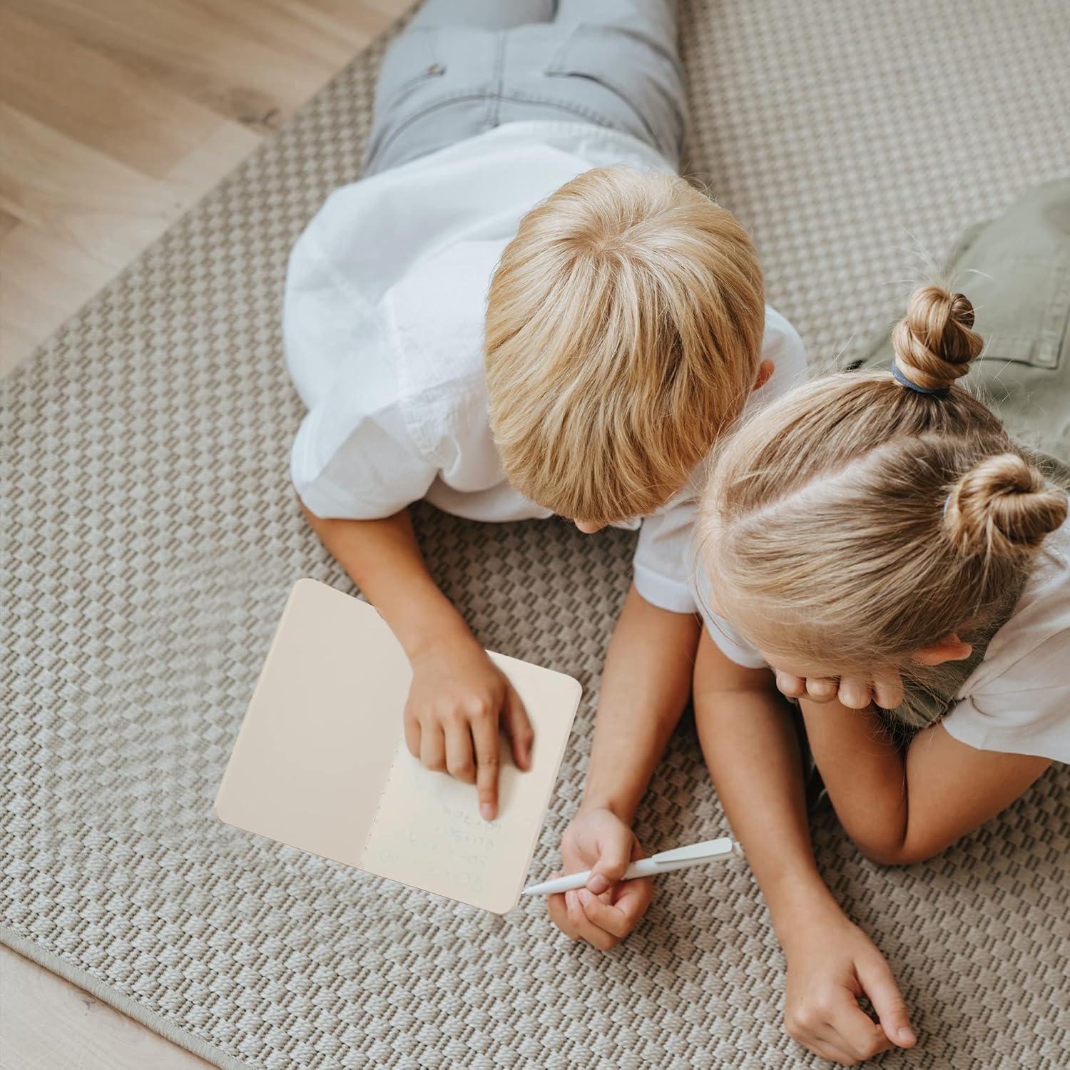 Cuaderno de bolsillo TWONE, tapa negra, 12 unidades, 30 hojas