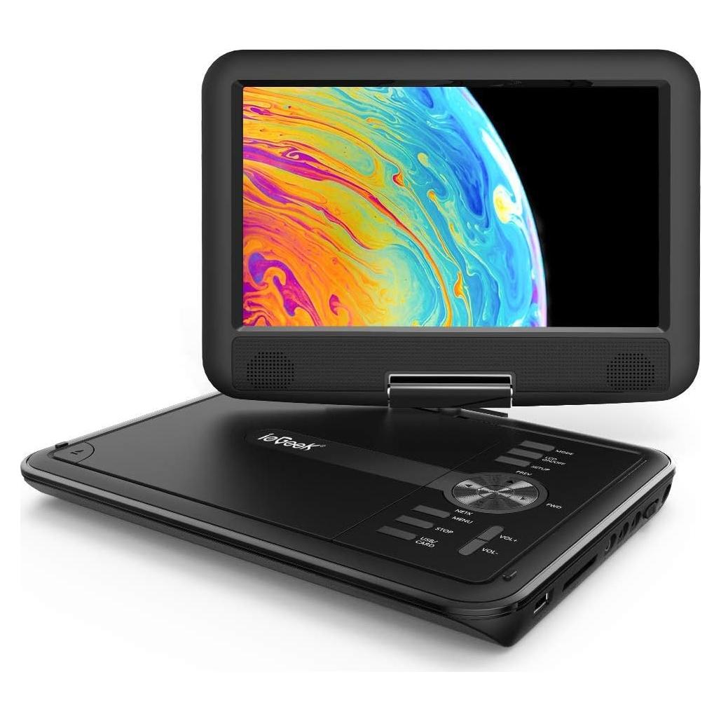 Reproductor de DVD Portátil ieGeek 9.5" para Niños - Batería 5h