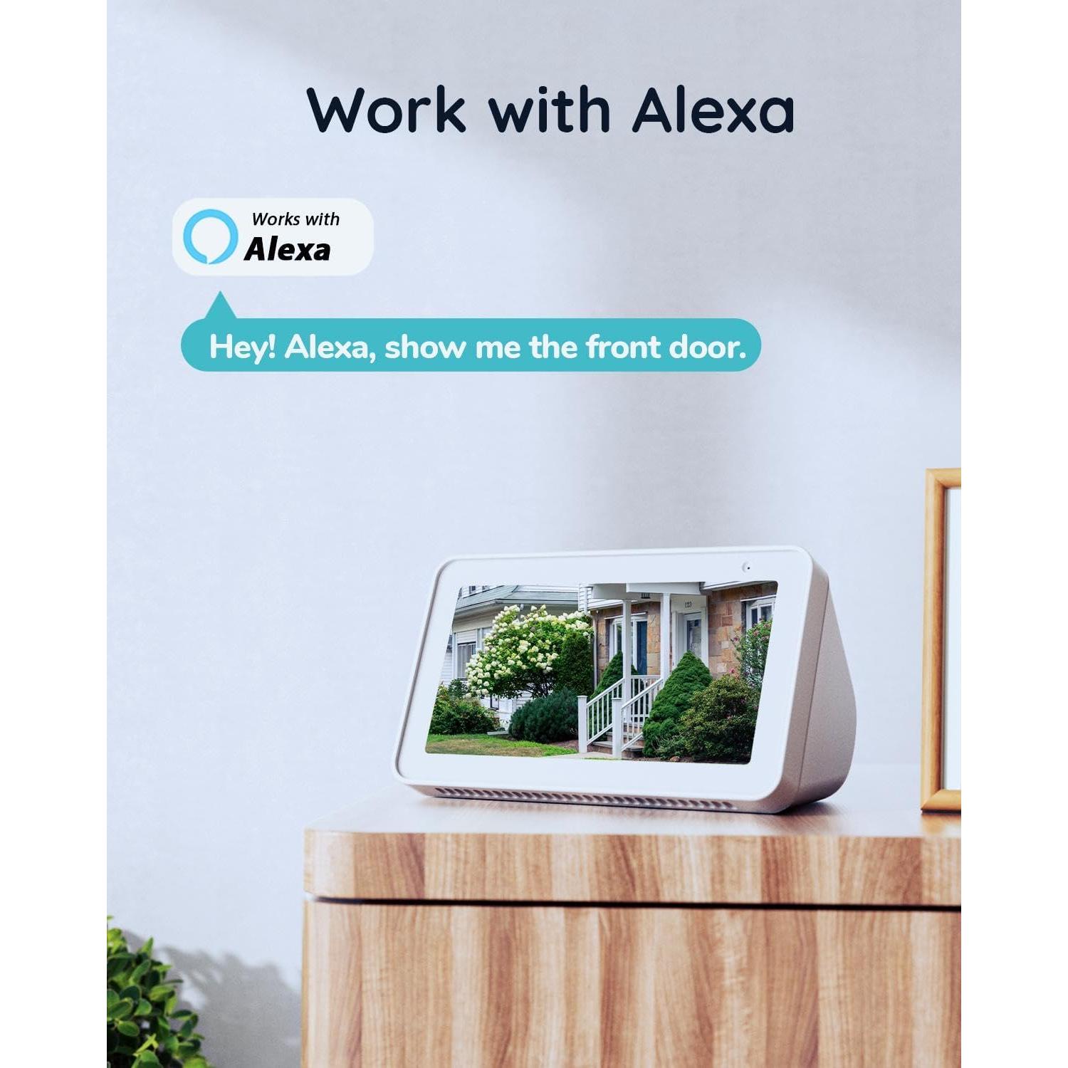 Cámara Timbre Inalámbrico BOIFUN J1 HD 2K 166° Visión Nocturna