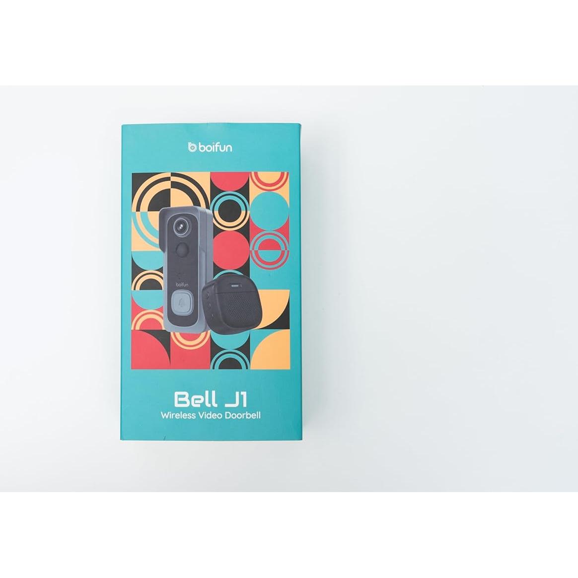 Cámara Timbre Inalámbrico BOIFUN J1 HD 2K 166° Visión Nocturna