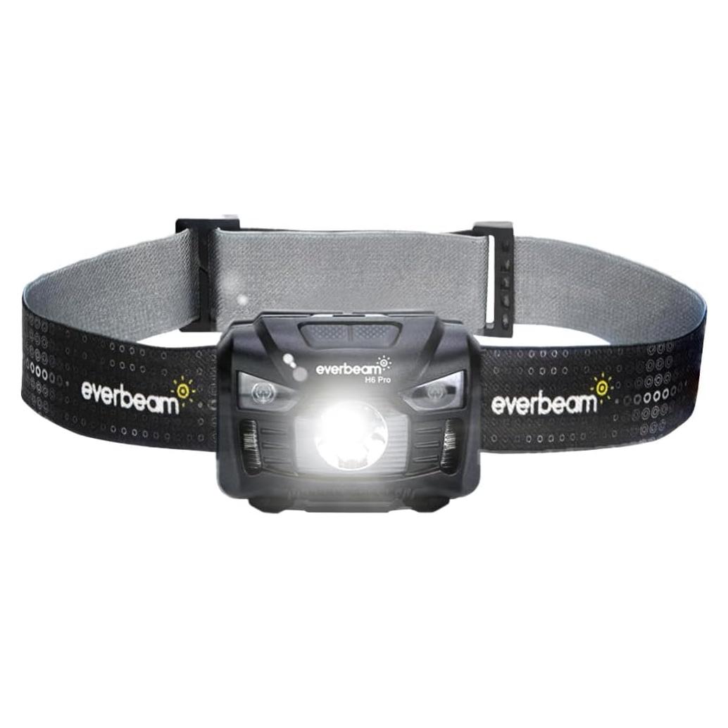 Linterna Frontal LED Everbeam H6 Pro, 650 Lúmenes, Sensor
