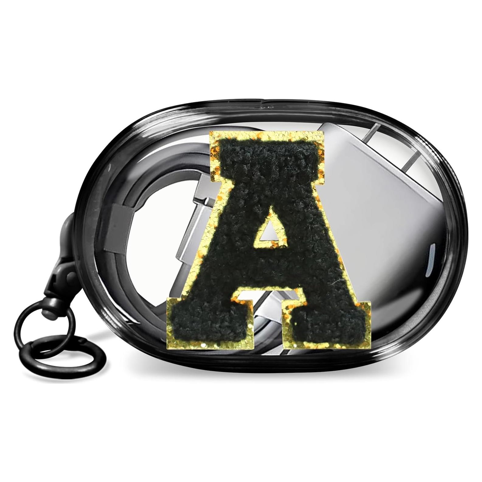 Bolsa de Maquillaje Pequeña PVC Transparente con Inicial Personalizada