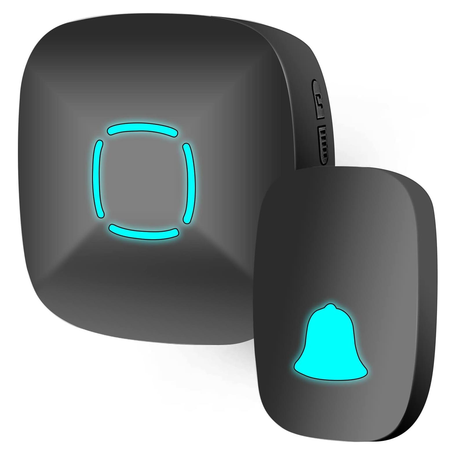 Timbre Inalámbrico Lovin Product Negro 36 Tonos 1000 m