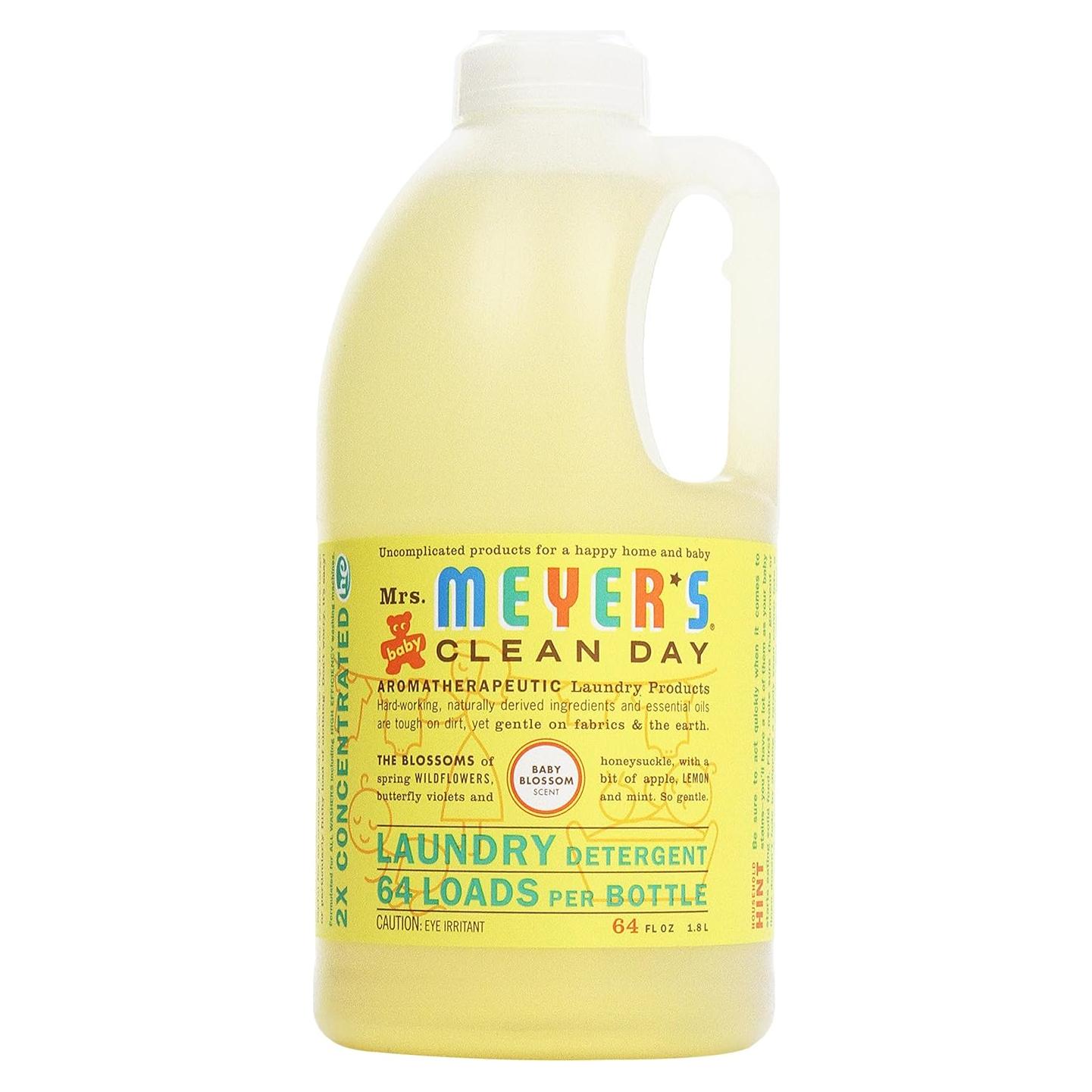 Detergente Líquido para Ropa Mrs. Meyer's 1.89L Flor de Bebé