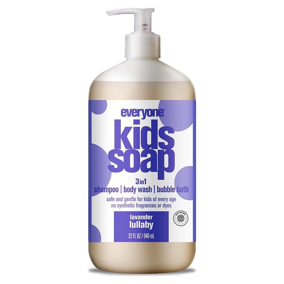 Jabón para Niños Everyone 3 en 1 Lavanda 32 oz EWG