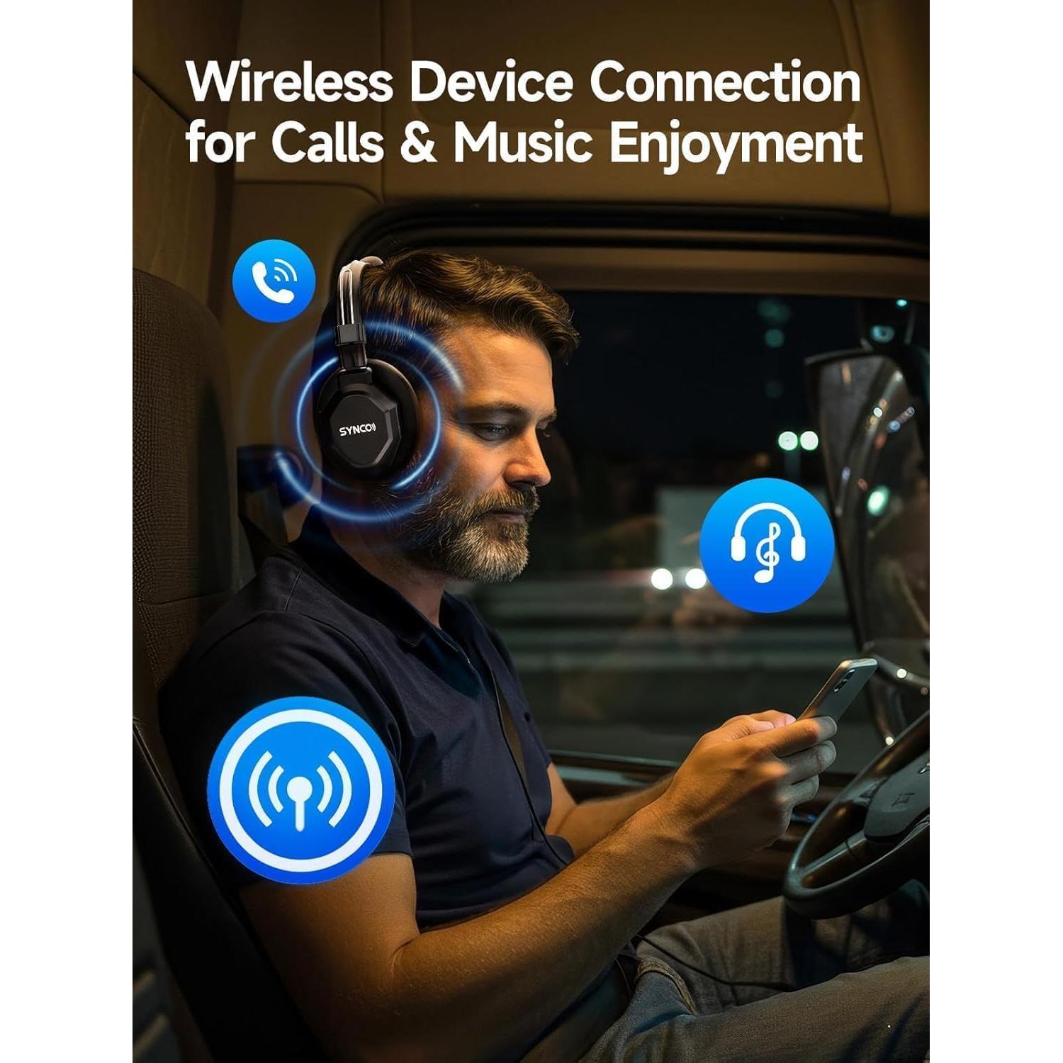 Auriculares intercomunicadores inalámbricos SYNCO Xtalk XMax2 500m