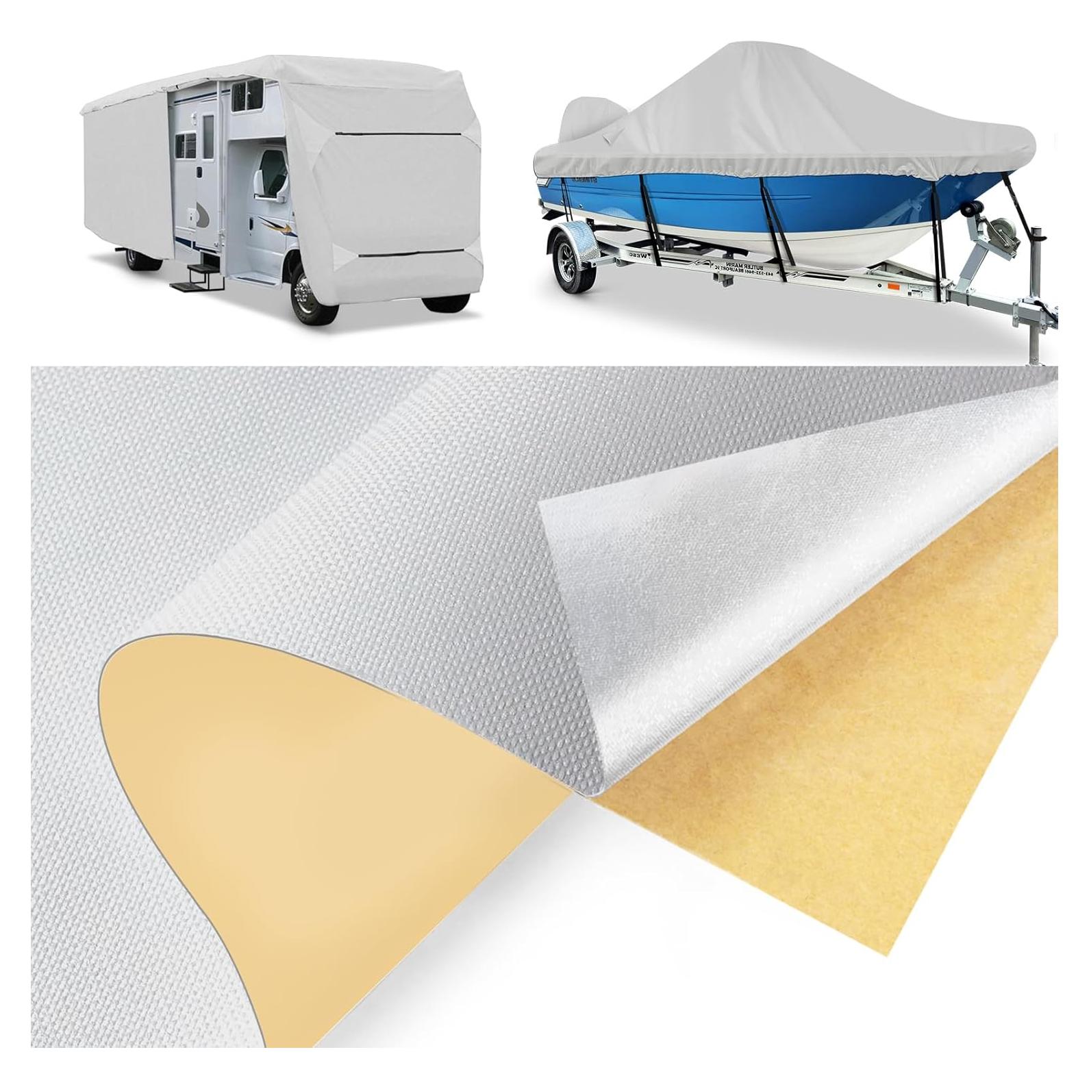 Kit de Reparación de Cubiertas de Barco BOATPRO 2 Pcs 38x13cm Gris