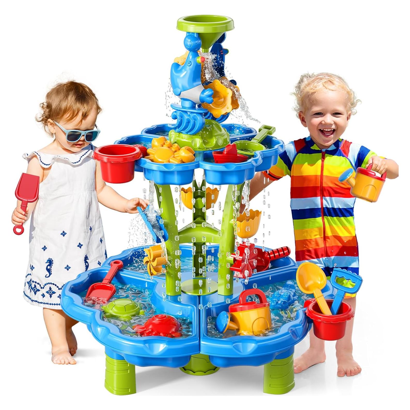 Mesa de Agua 3 en 1 WATUDOU para Niños 3 a 8 Años