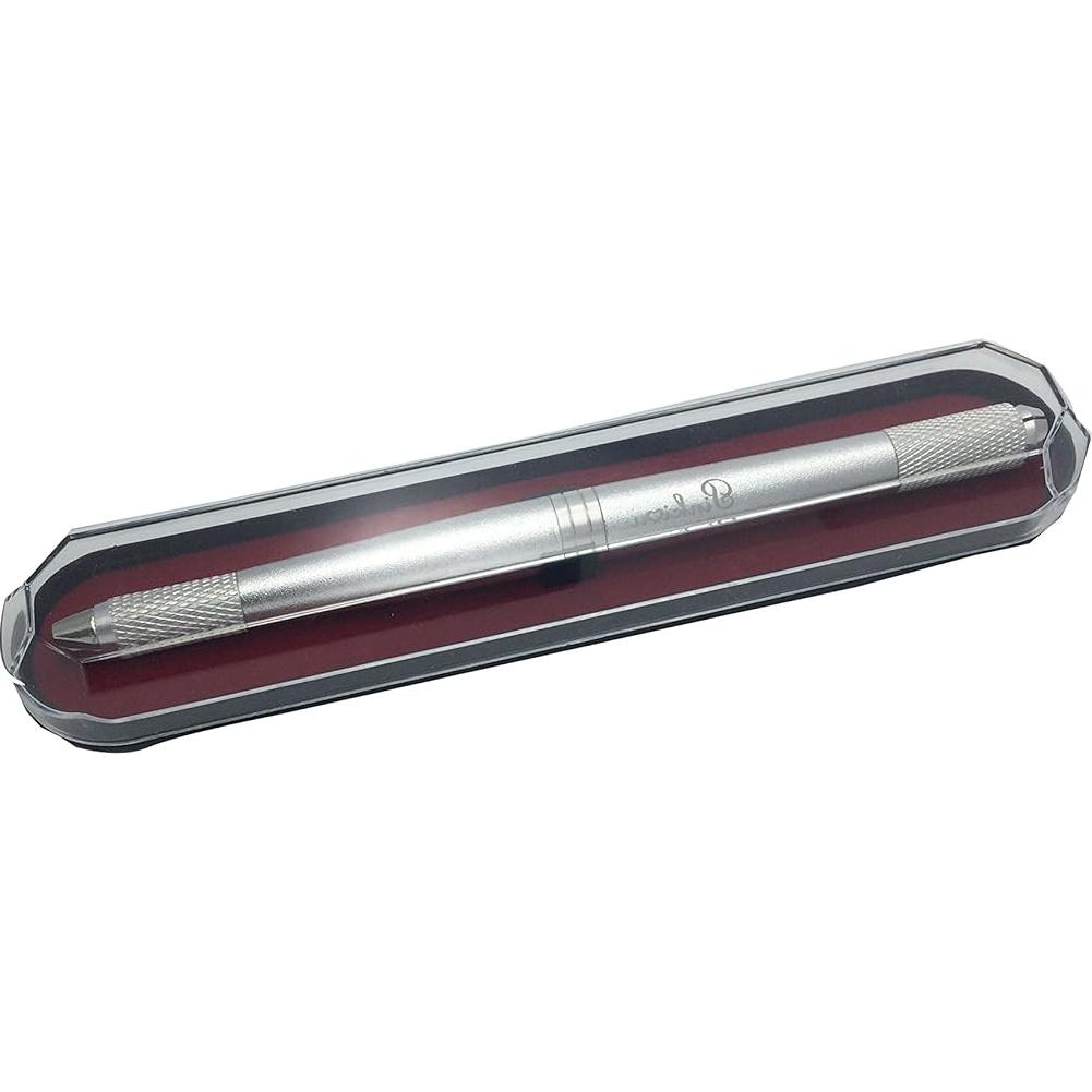 Pluma de Tatuaje de Microblading Pinkiou para Cejas Plata