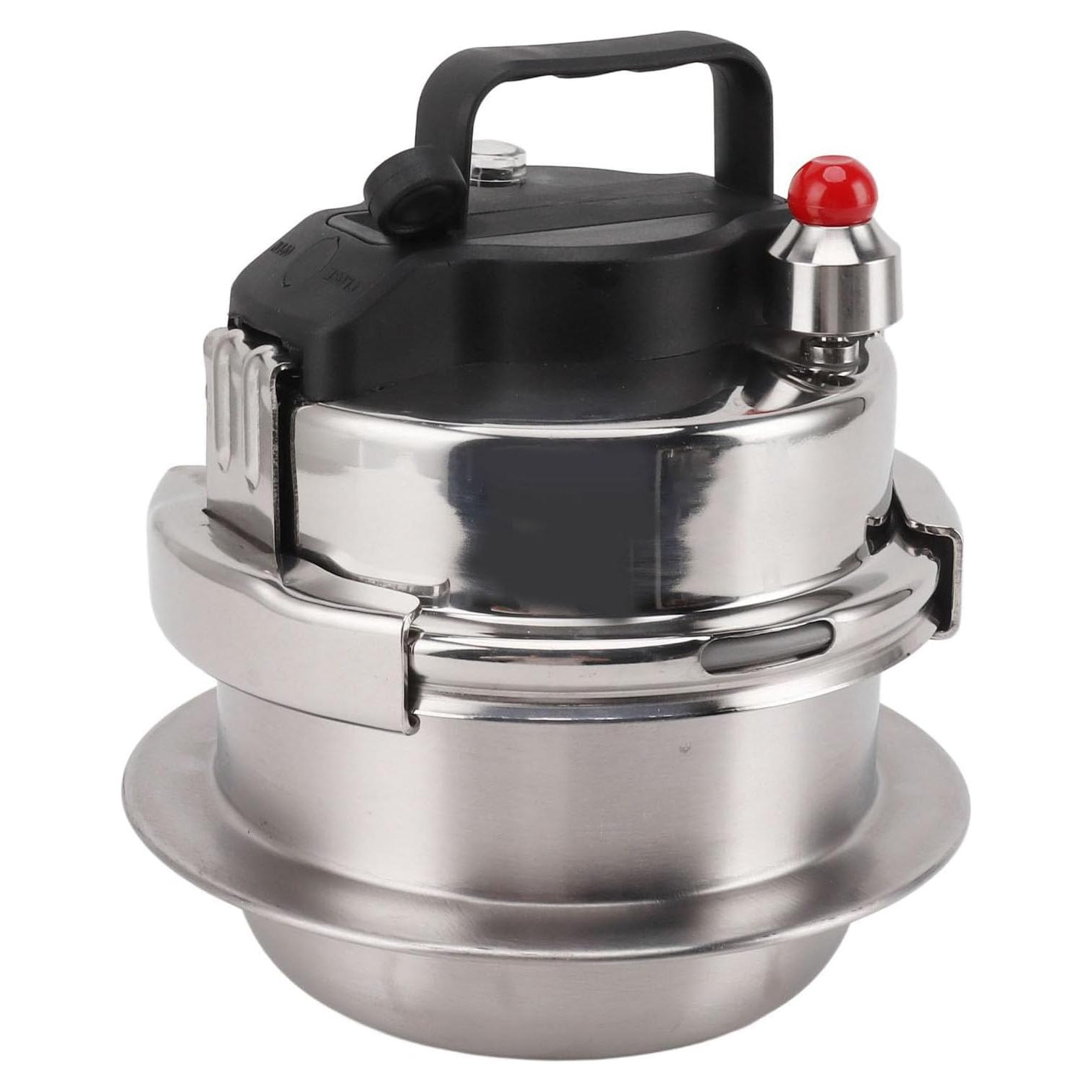 Olla a Presión 0.8L Acero Inoxidable Genérico para Gas e Inducción