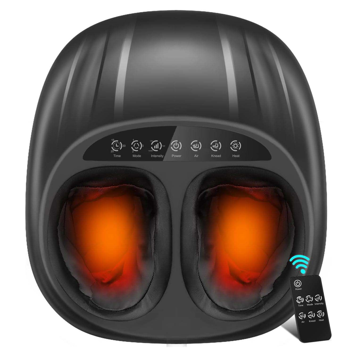 Masajeador de pies Shiatsu WERTYI con calor y control remoto