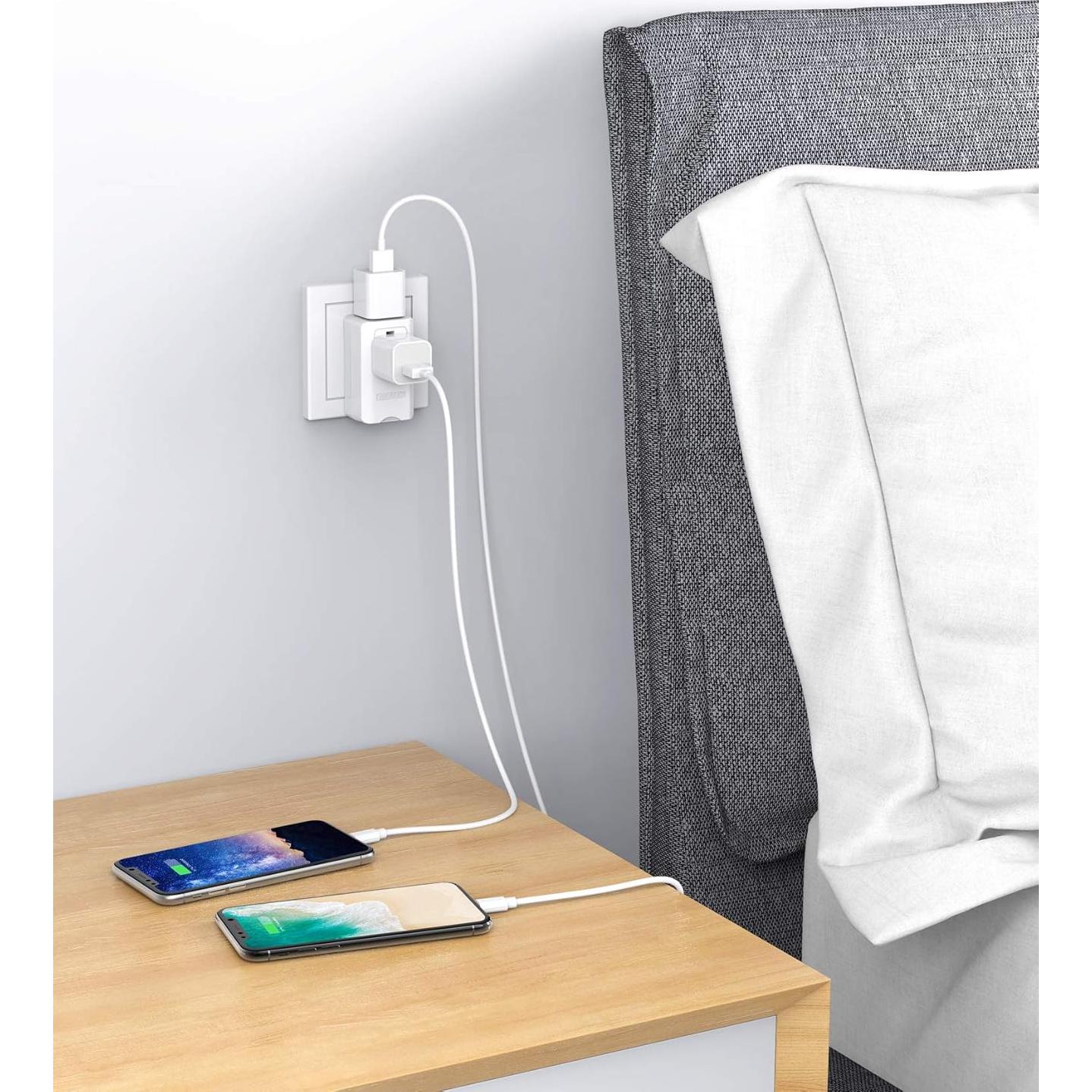 Adaptador de Enchufe de Viaje BESTEK Universal 2 Paquete