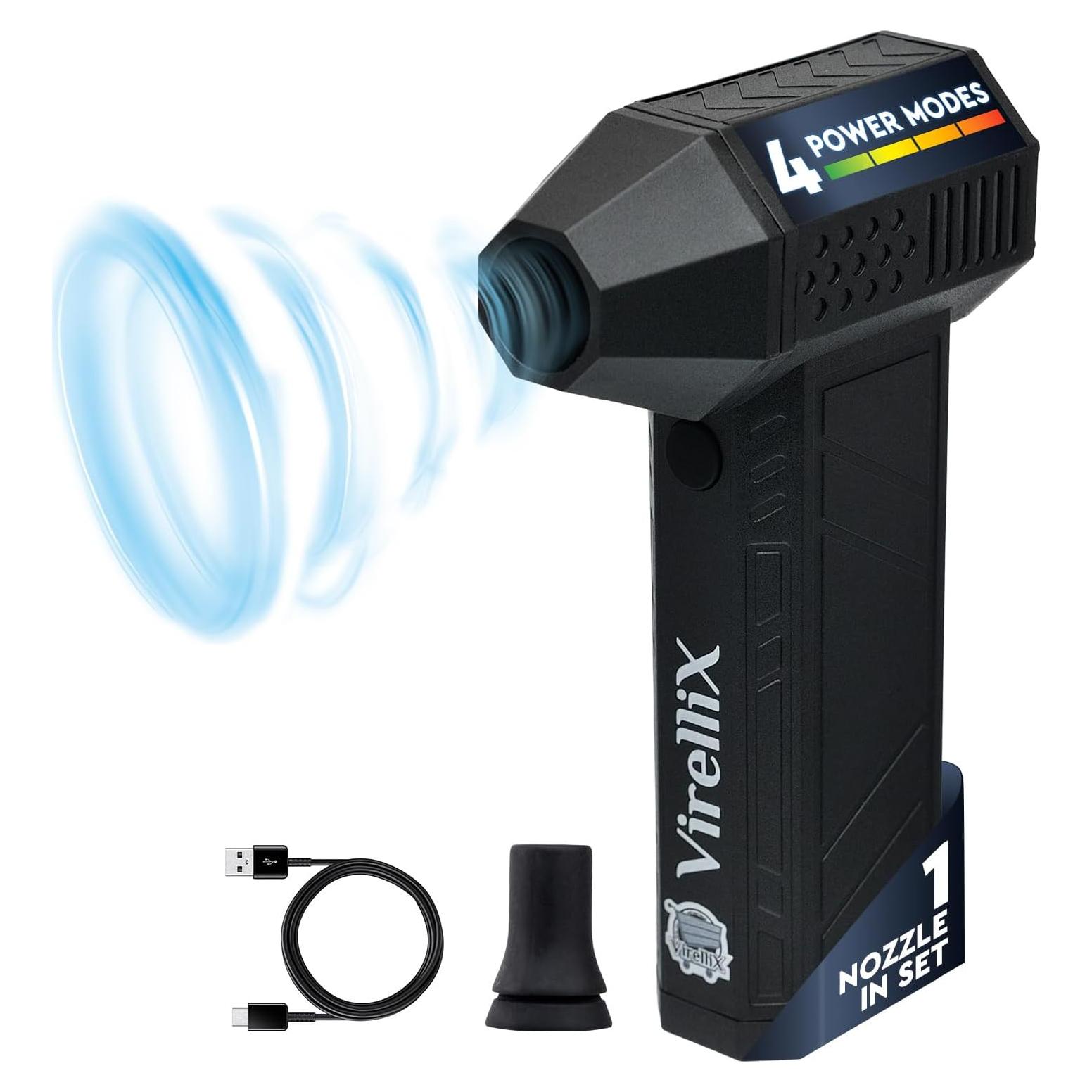Soplador de Aire Virellix Turbo 150000 RPM Recargable