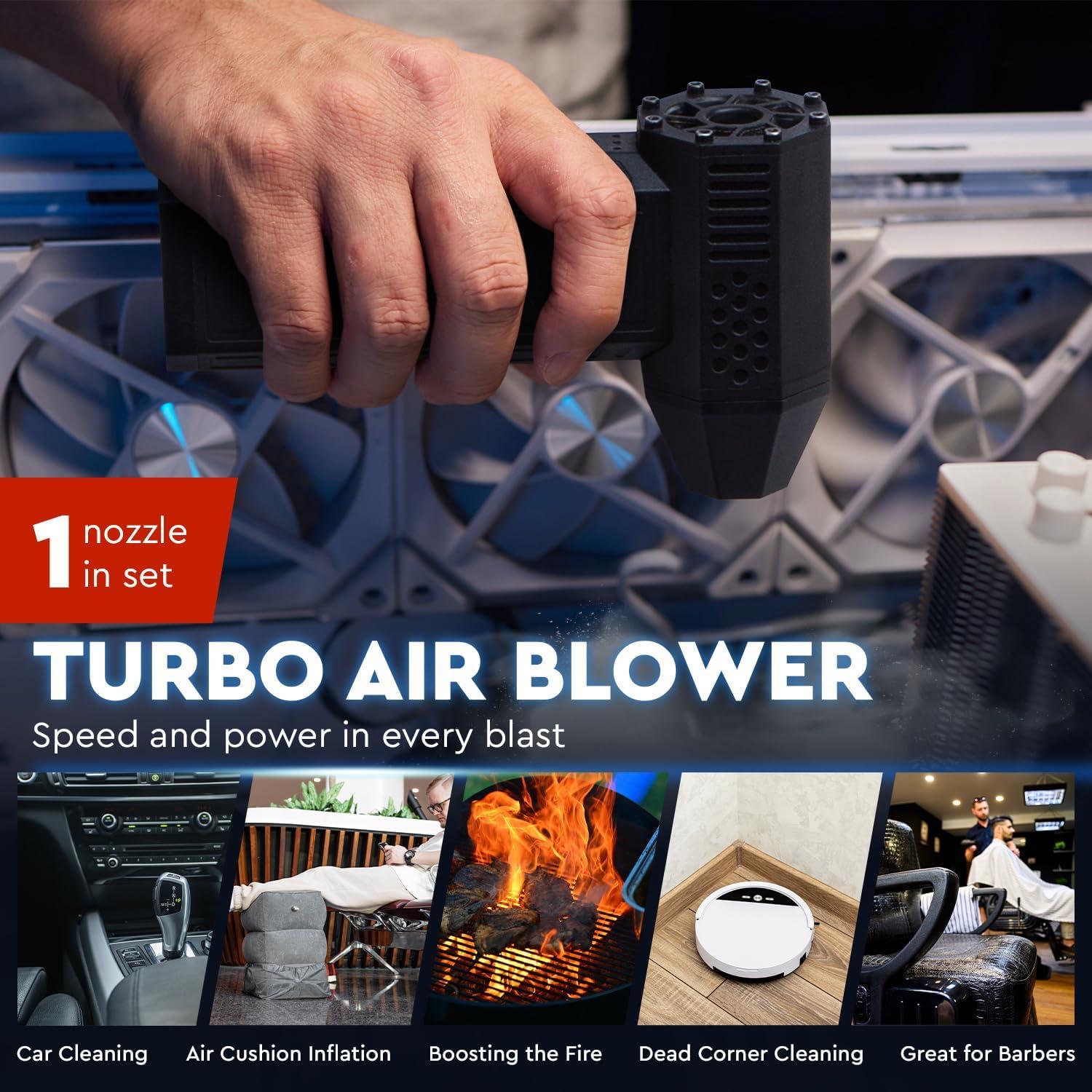 Soplador de Aire Virellix Turbo 150000 RPM Recargable