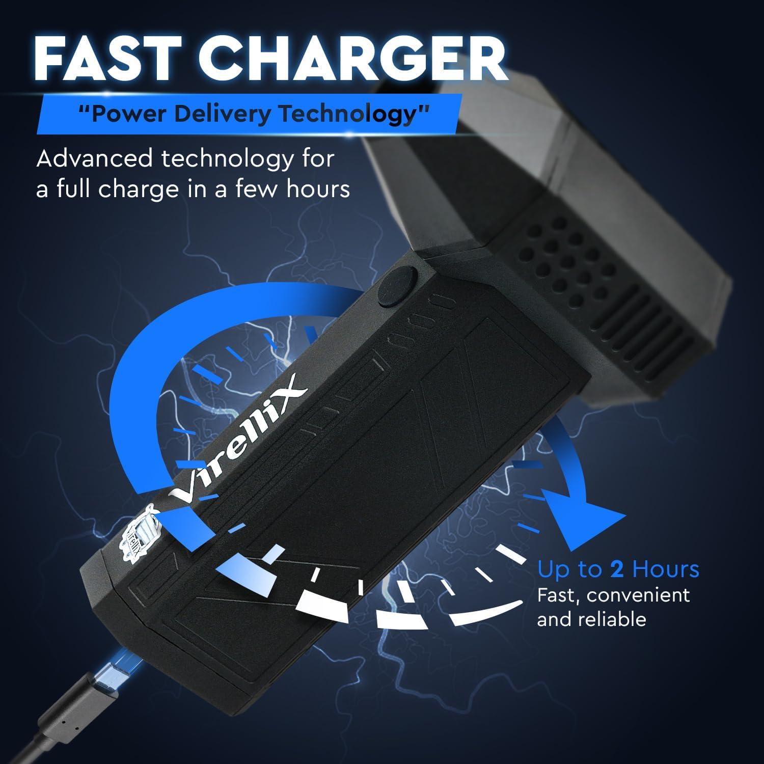 Soplador de Aire Virellix Turbo 150000 RPM Recargable