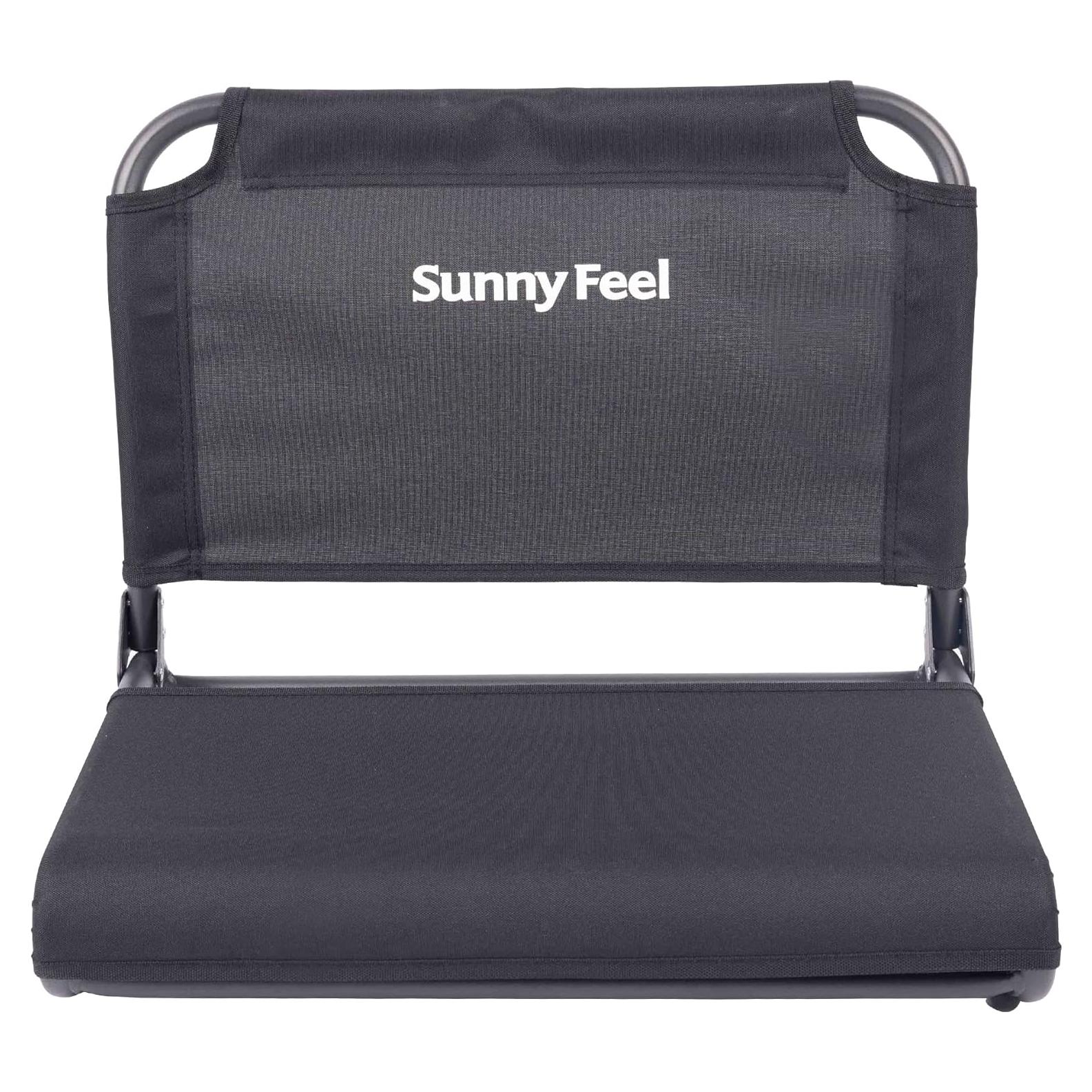 Asiento de Estadio Plegable SUNNYFEEL AC5776E Negro