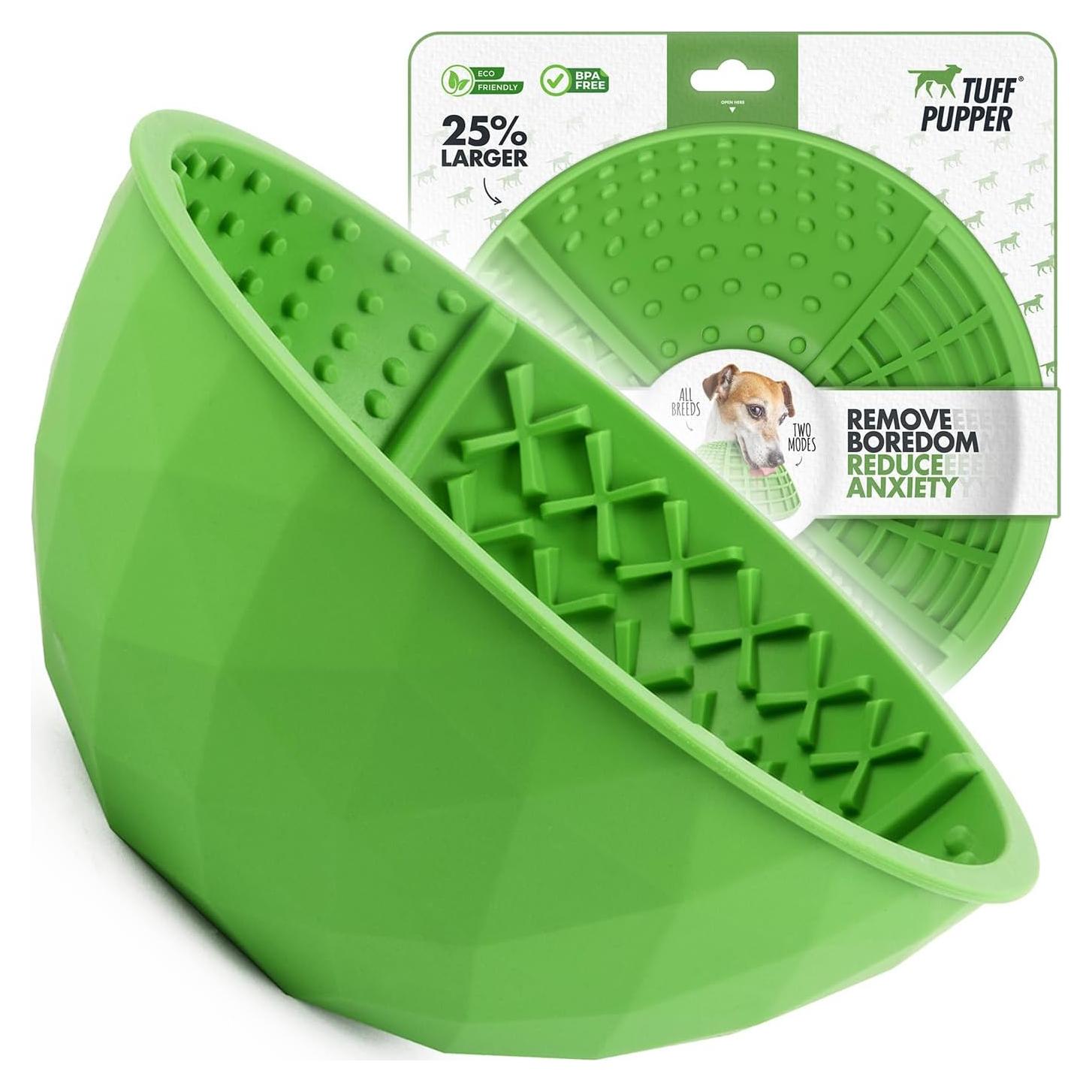 Tazón Lamer Perros Tuff Pupper XL Silicona 21cm 4 Texturas