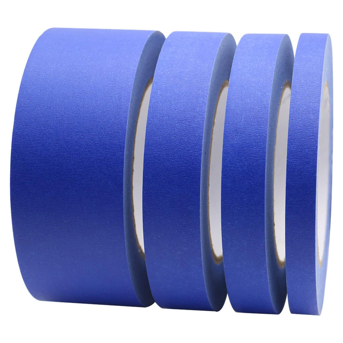 Cinta de Pintor Azul BOMEI 4 Tamaños 60yds Sin Residuos