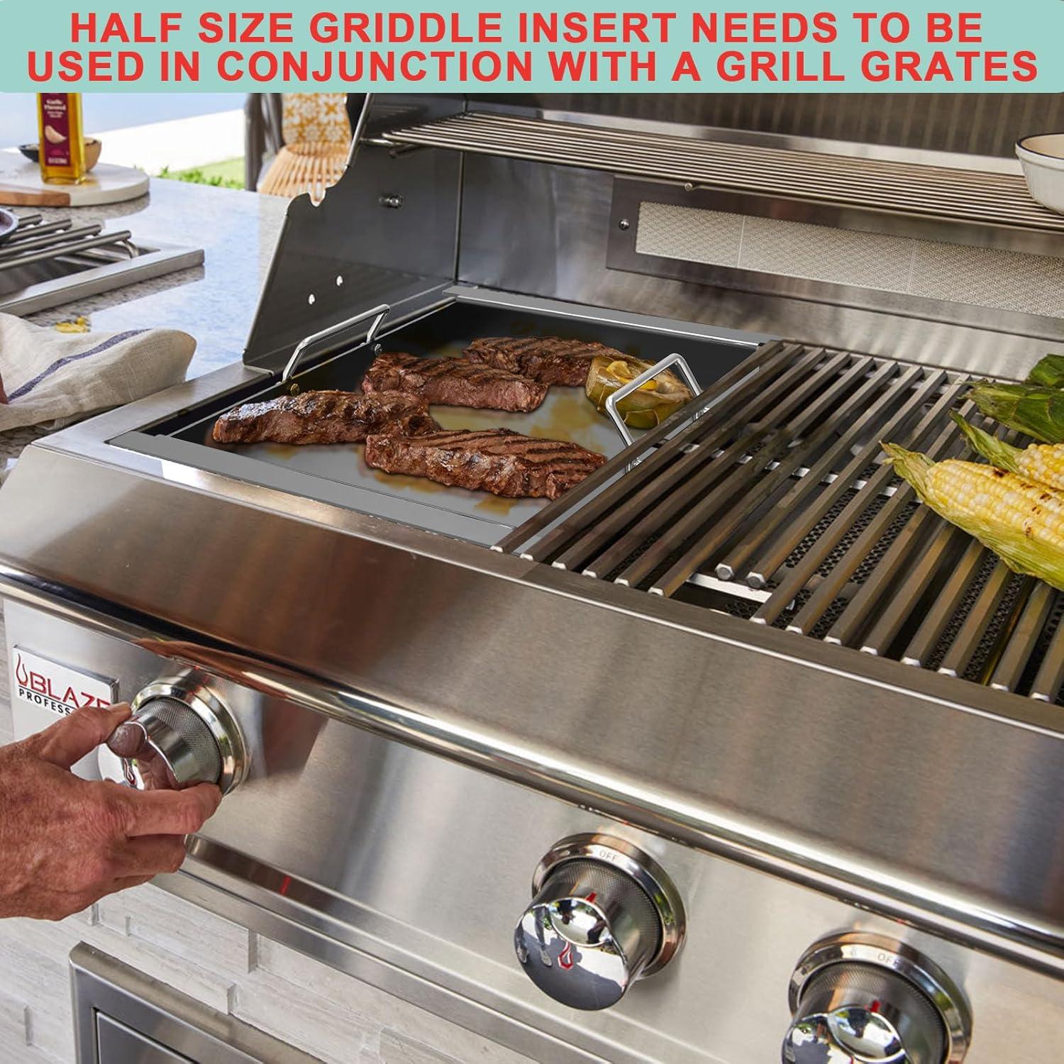 Plancha de Acero al Carbono 45.7x36.8cm para Parrillas Blaze